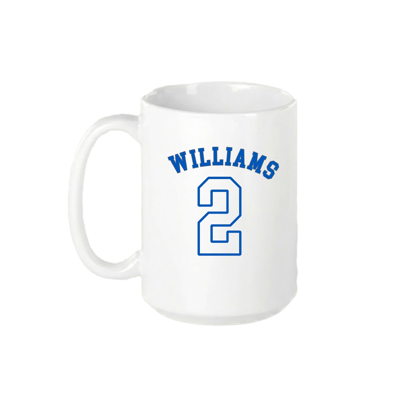 15oz Coffee Mug — Shirsey Arch in White