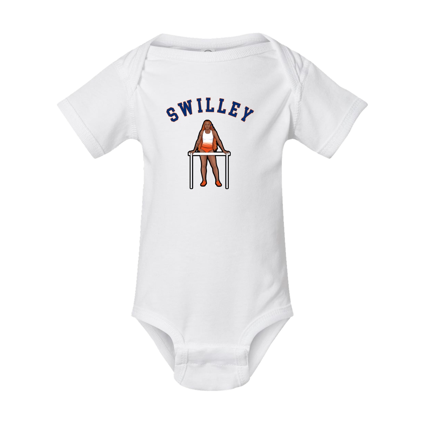 Baby Onesie — Shirsey Arch in White