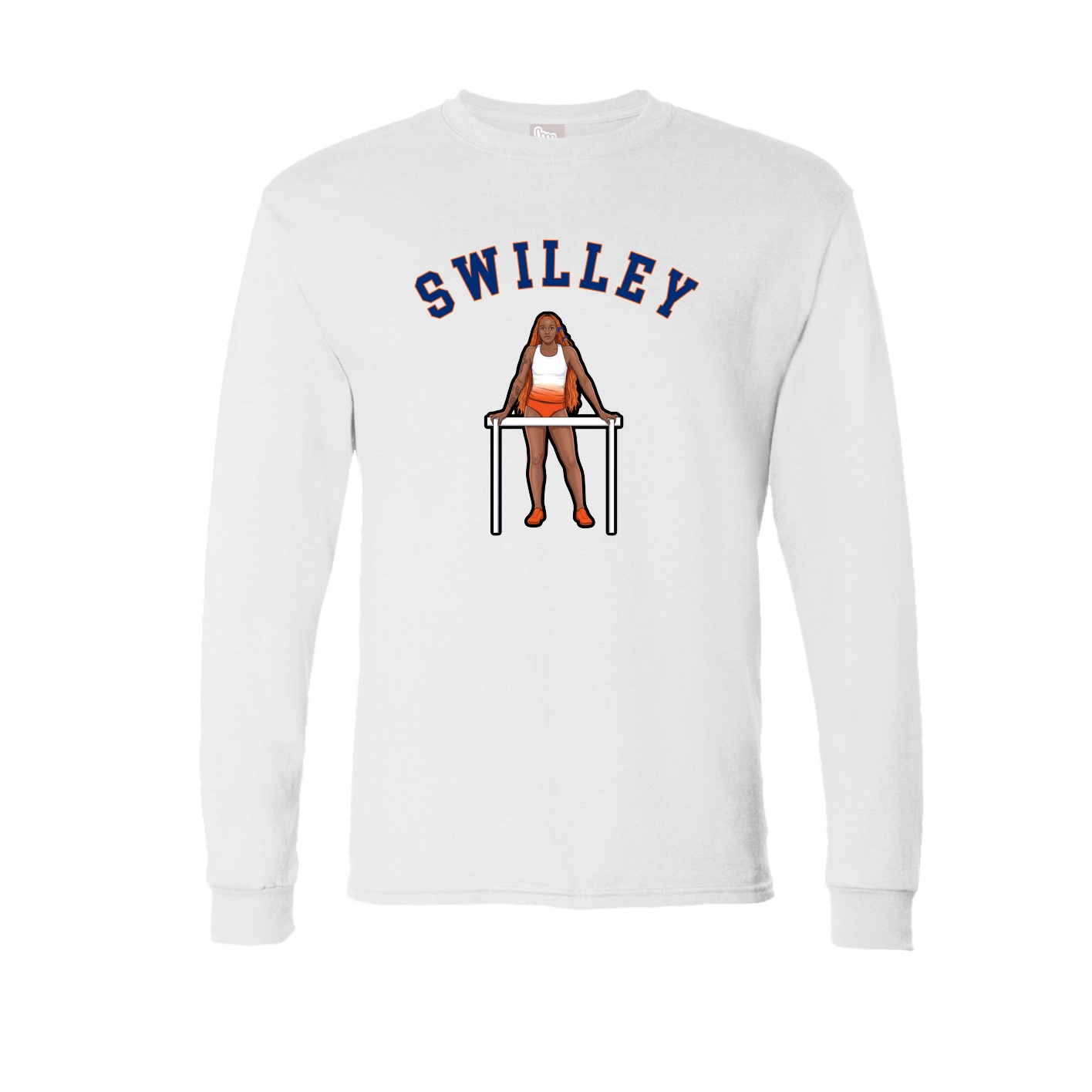 Long Sleeve Tee — Shirsey Arch in White