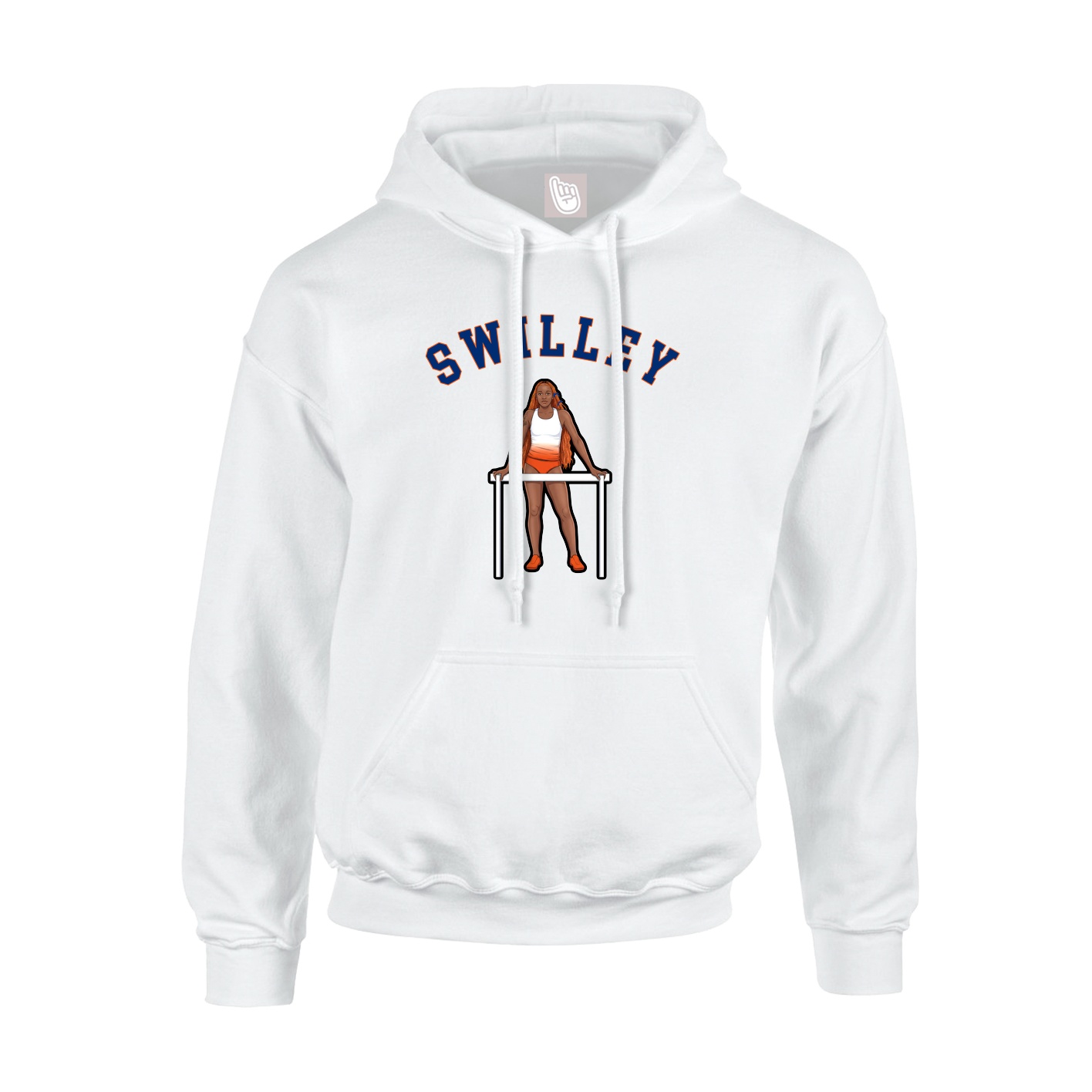 Hoodie — Shirsey Arch in White