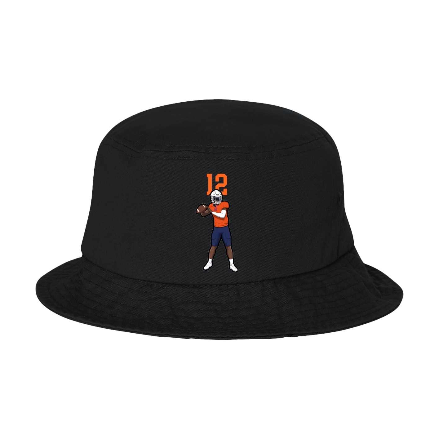 Bucket Cap — Number Top in Black