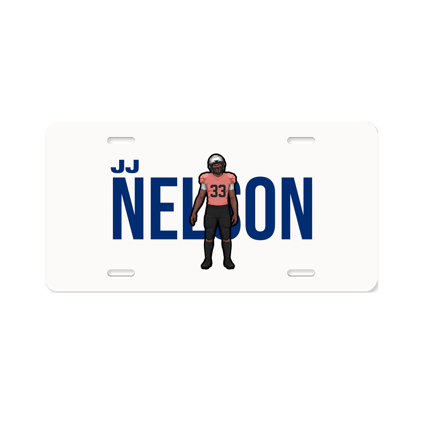 License Plate — Player Name in Classic