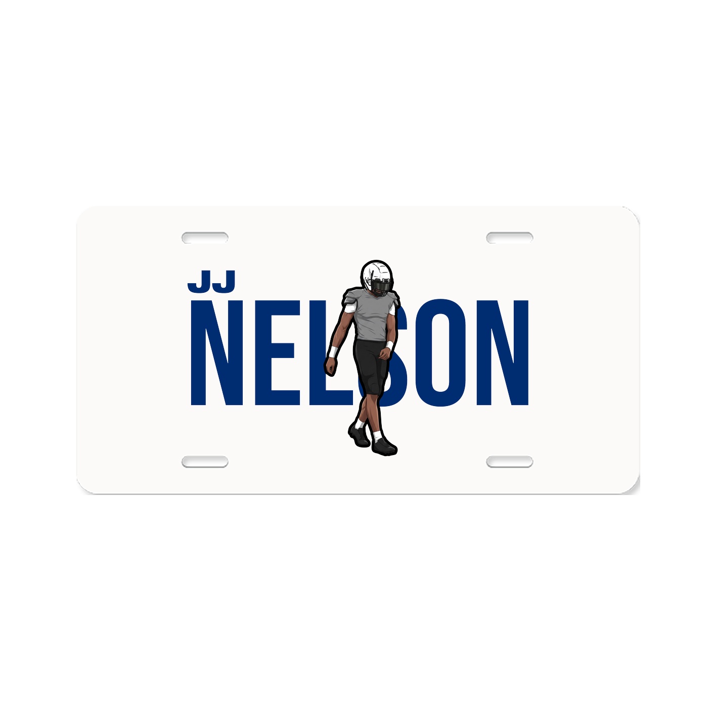 License Plate — Player Name in Classic