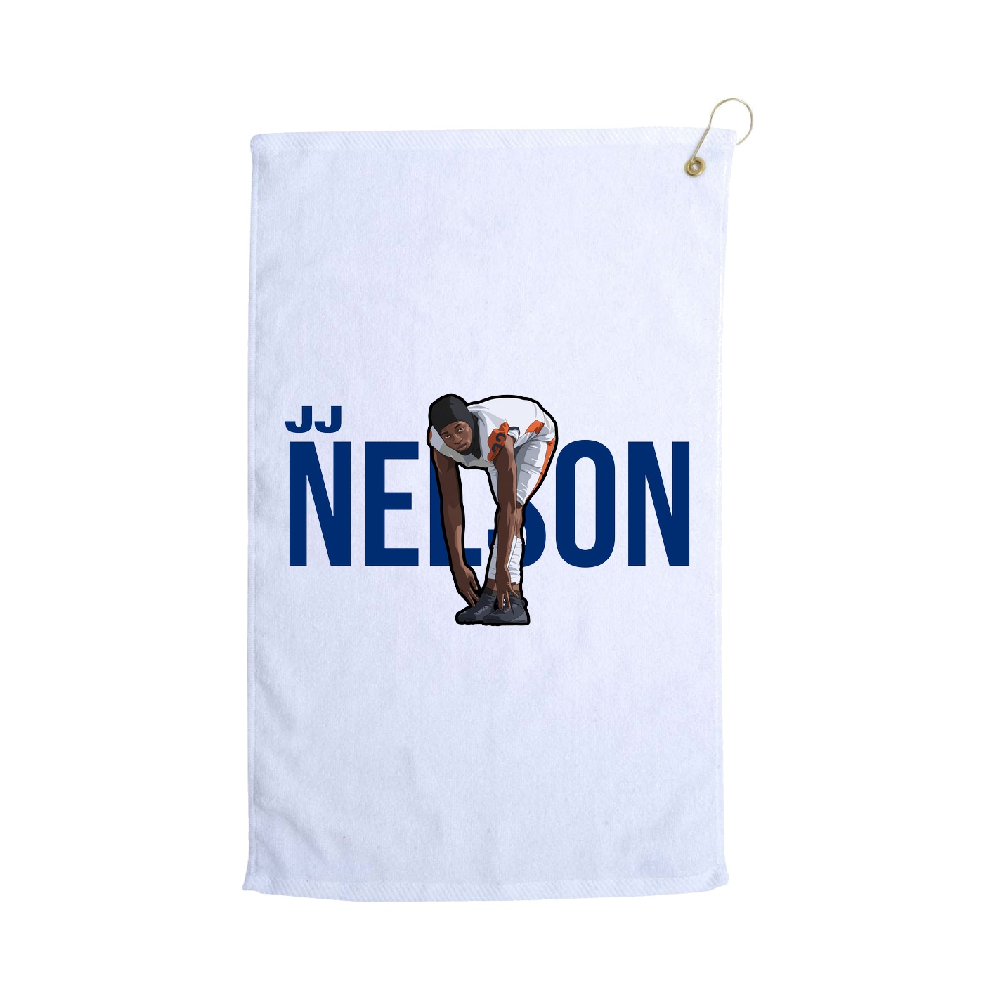Golf Towel — Player Name in White