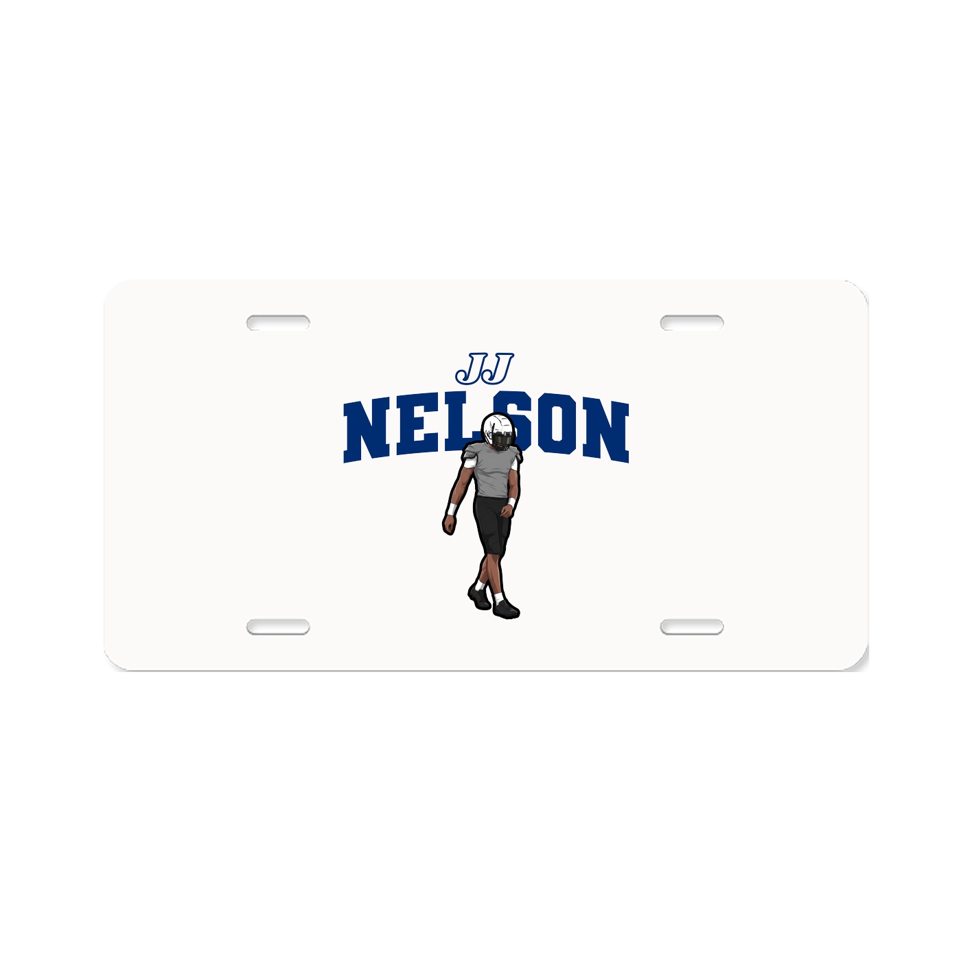 License Plate — Name Arch in Classic