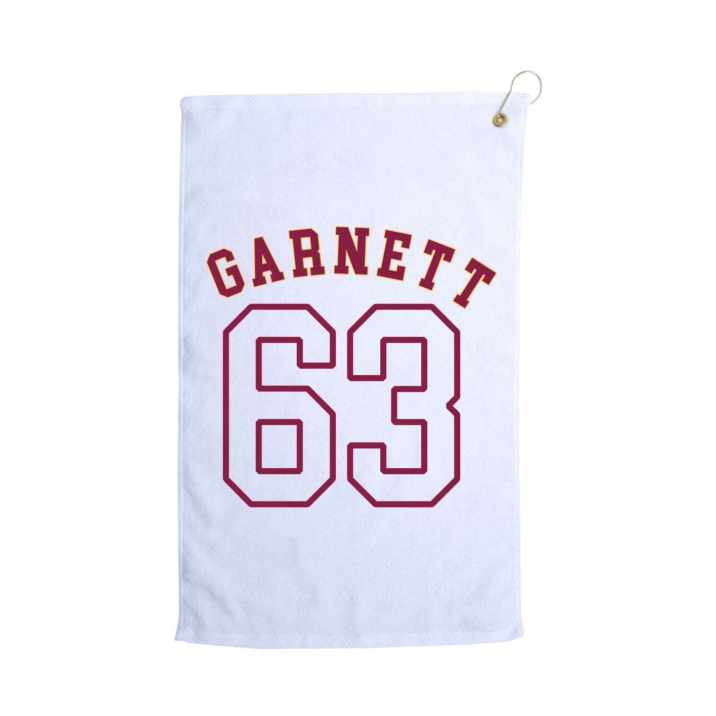 Golf Towel — Shirsey Arch in White