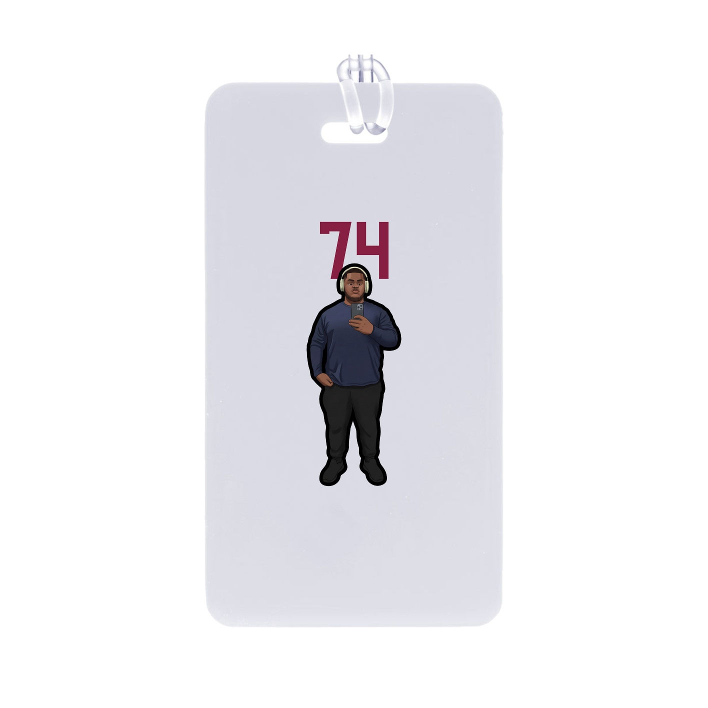 Bag Tag — Number Top in Classic
