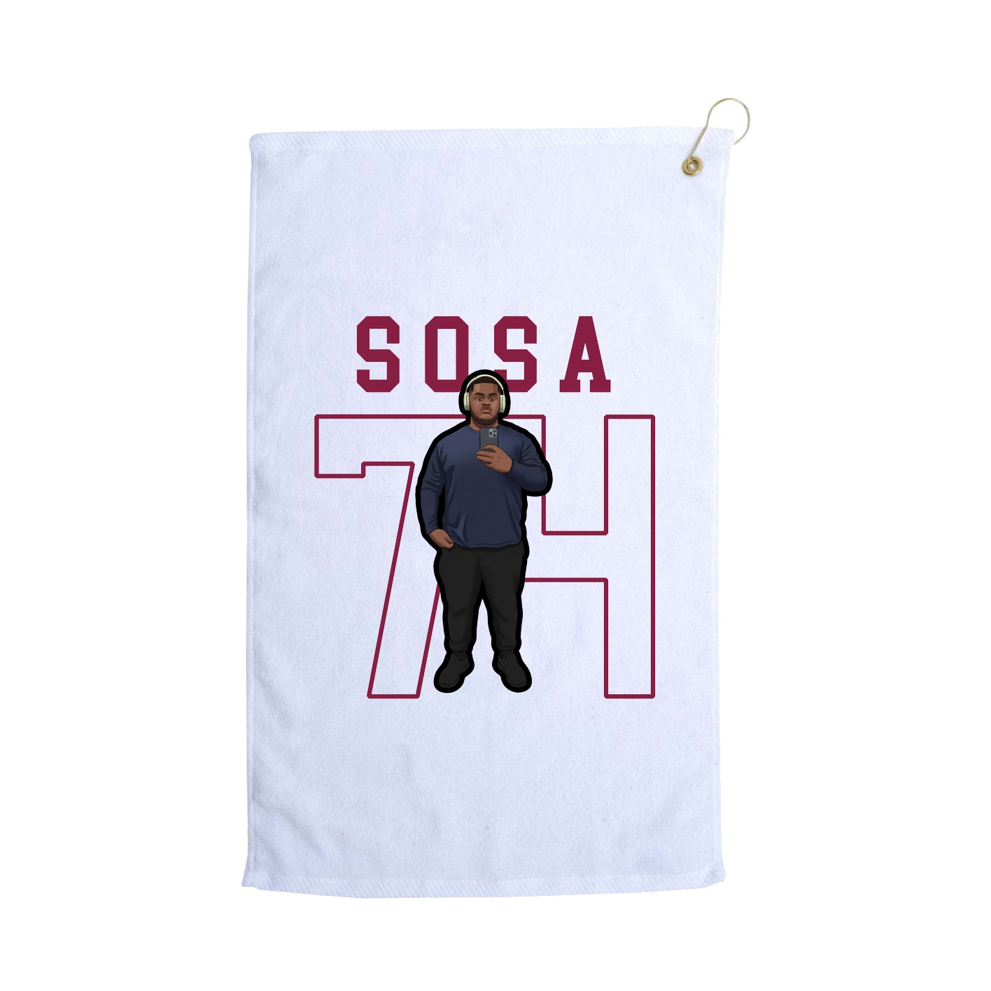 Golf Towel — Shirsey in White