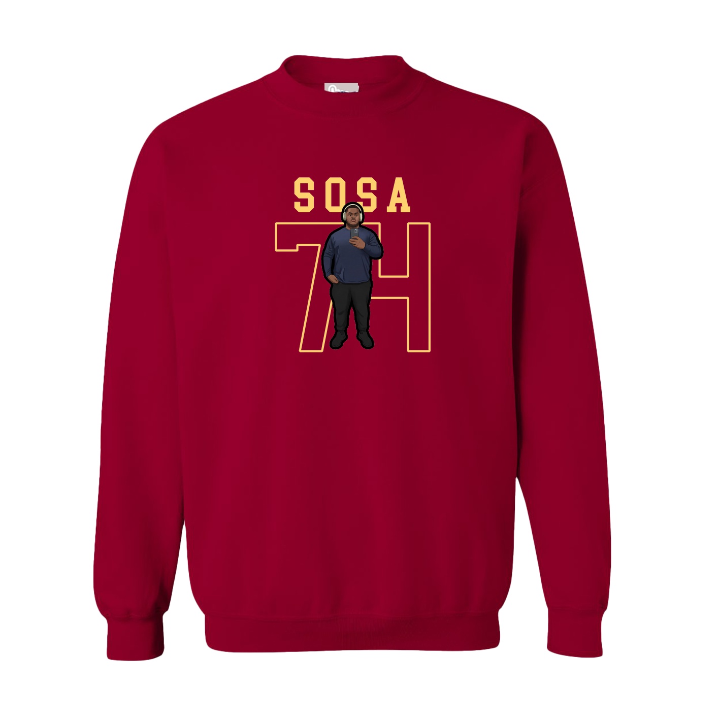 Fleece Crew — Shirsey in Cardinal