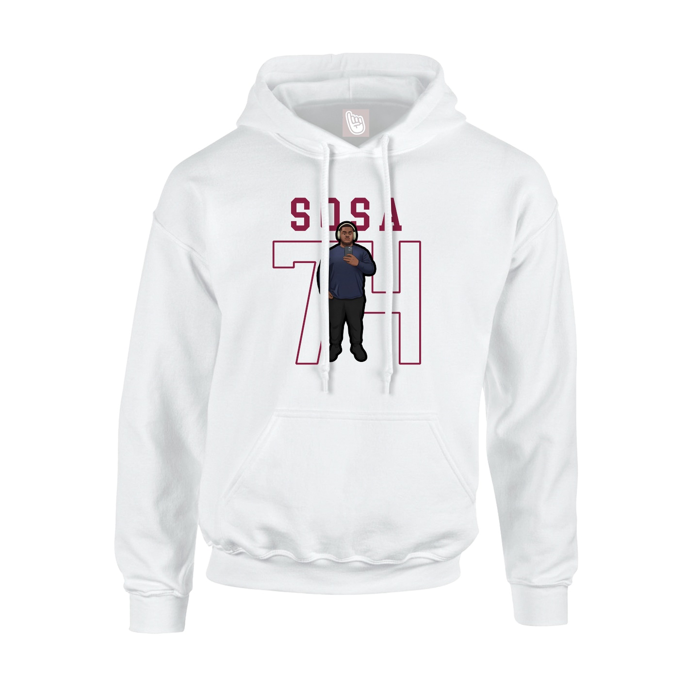 Youth Hoodie — Shirsey in White