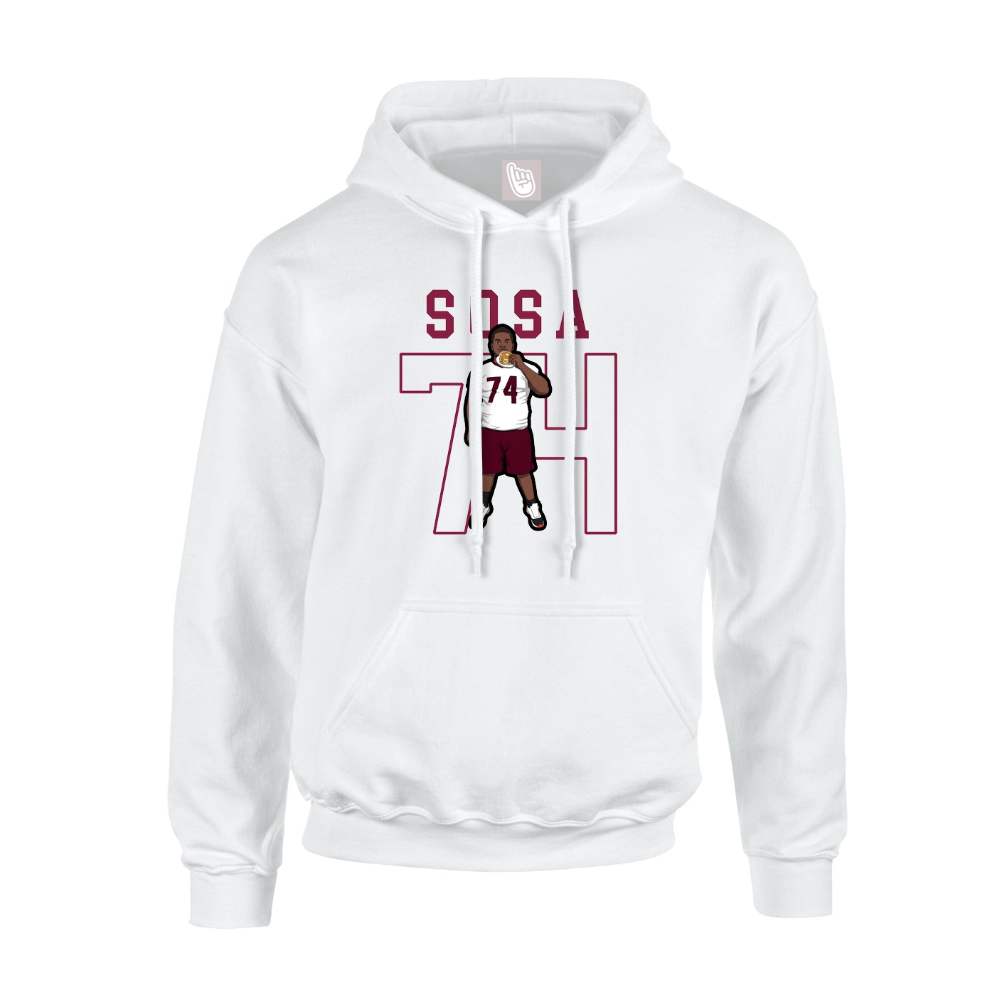 Hoodie — Shirsey in White