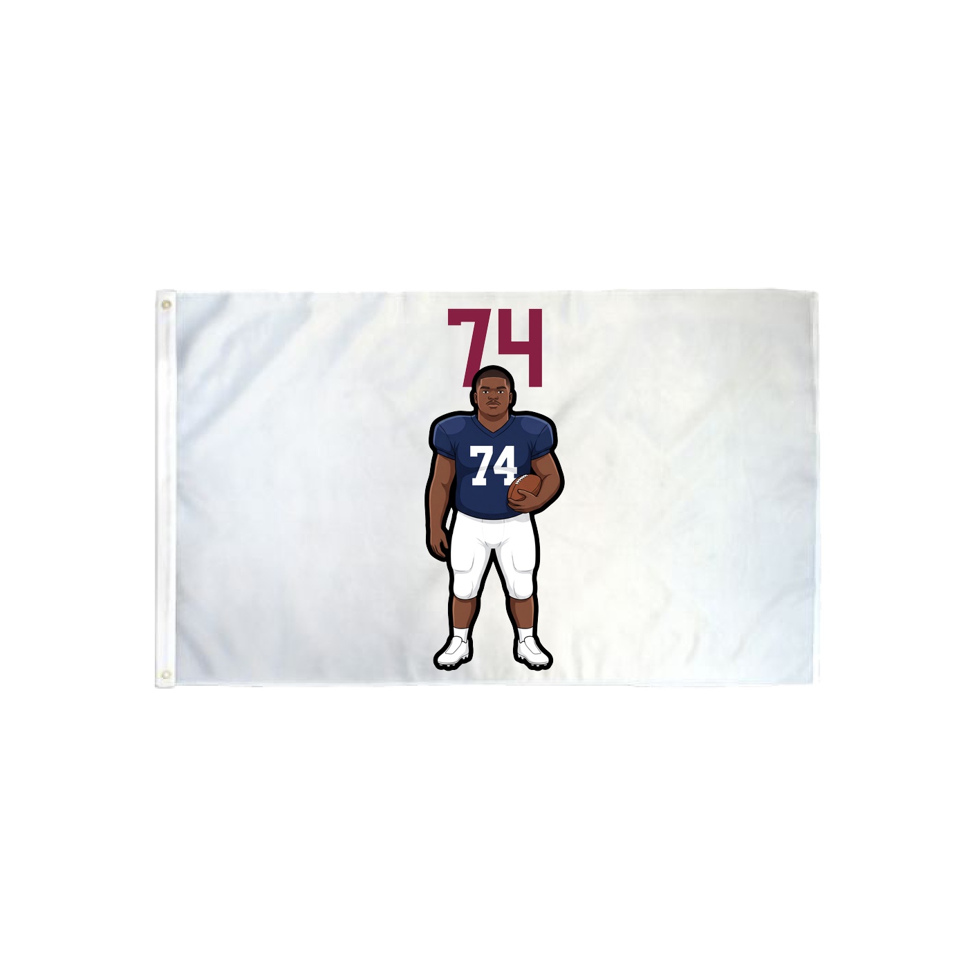 3x5 Flag — Number Top in Classic