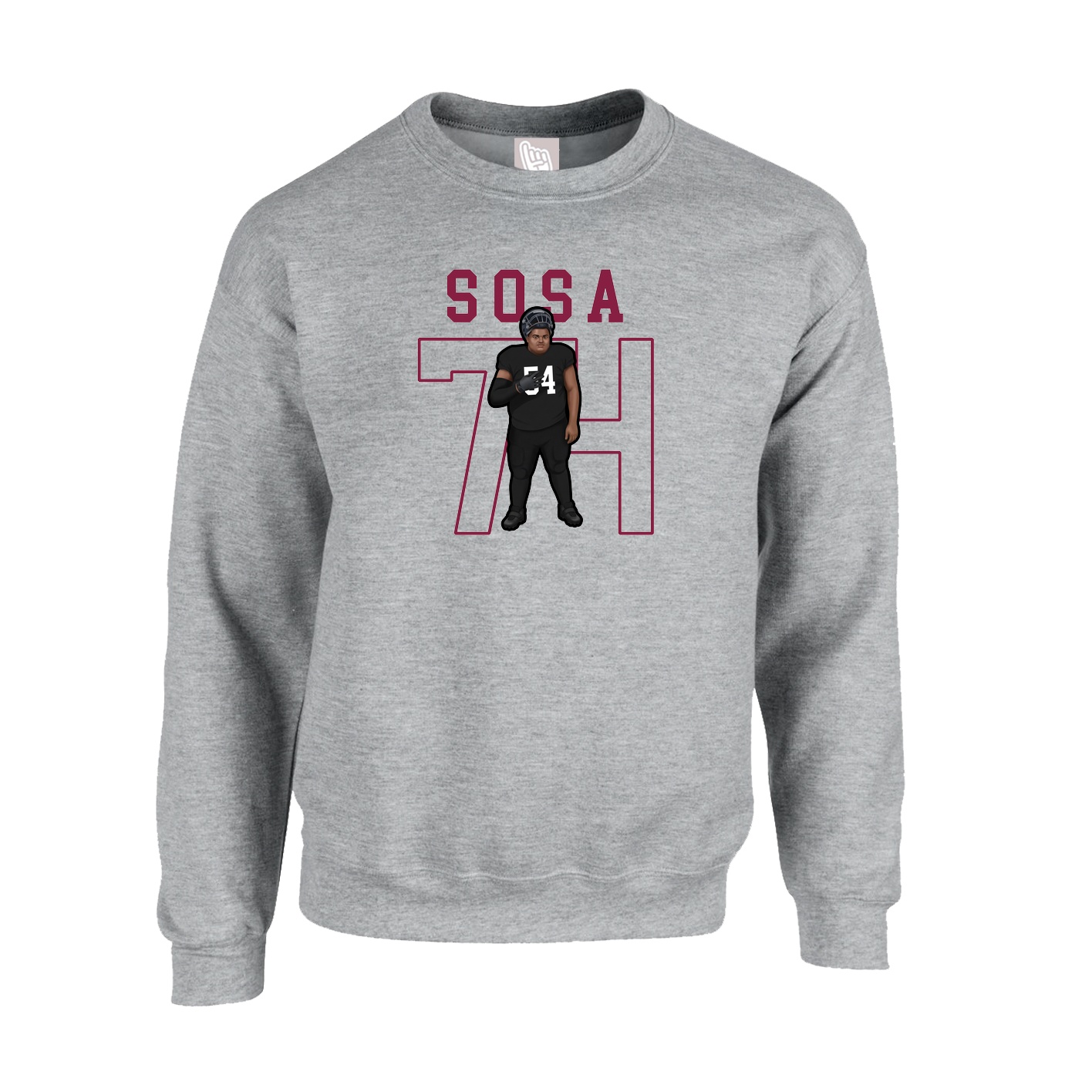 Fleece Crew — Shirsey in Grey