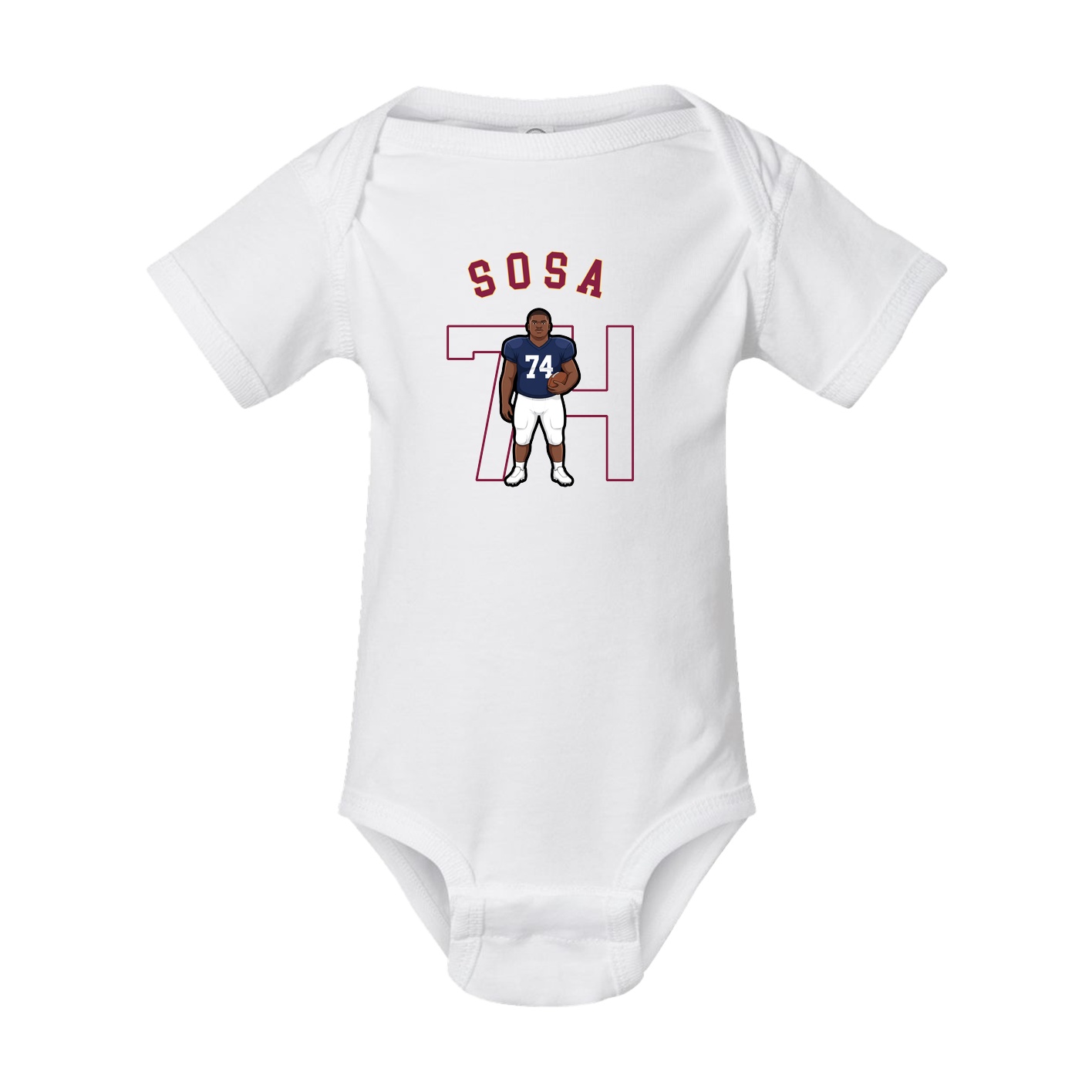 Baby Onesie — Shirsey Arch in White