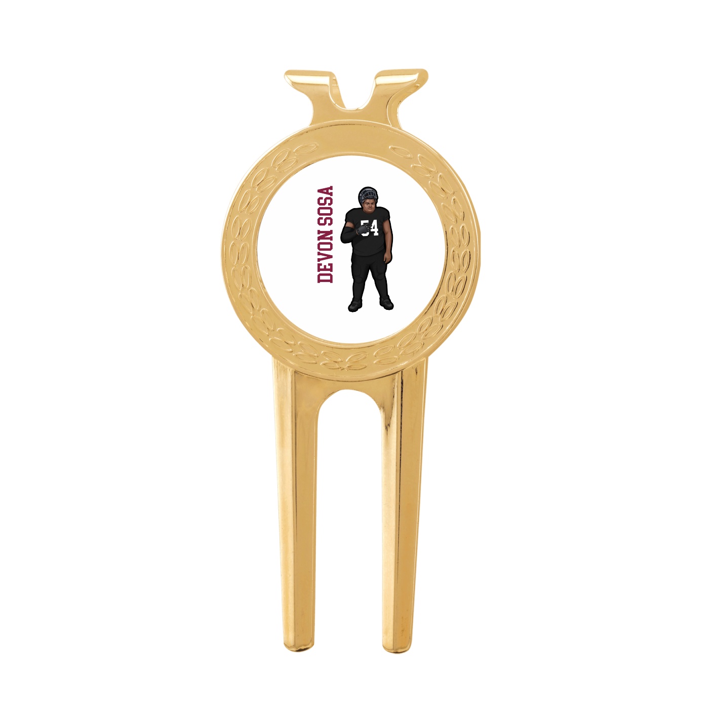 Divot Tool with Ball Marker — Name Vertical in Classic