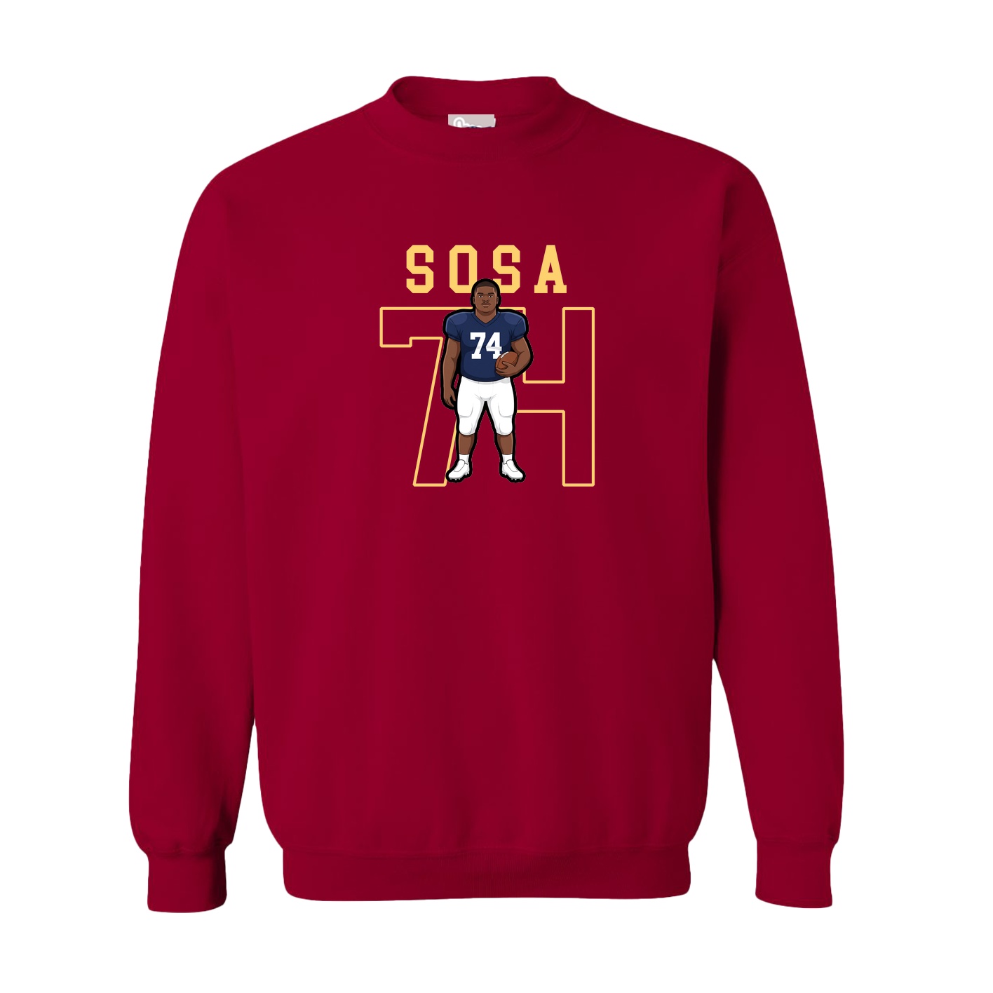 Fleece Crew — Shirsey in Cardinal