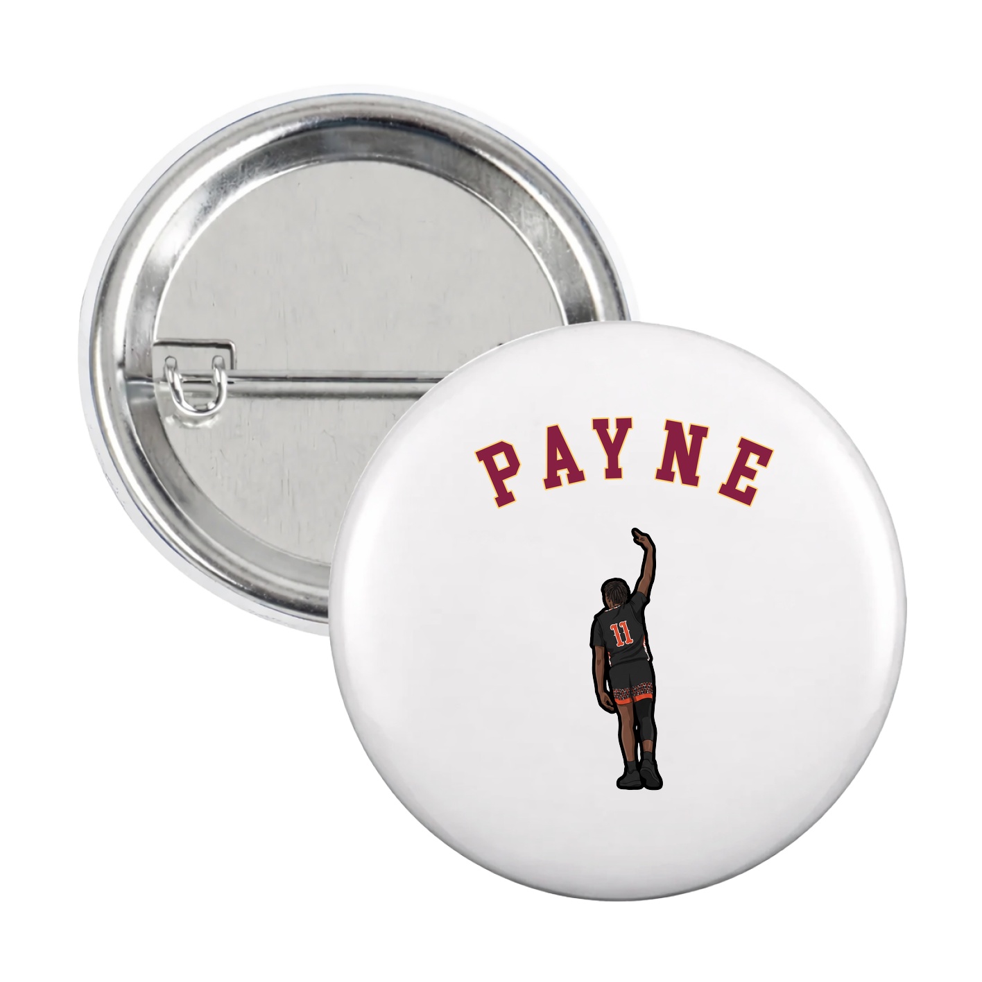 Game Day Button — Shirsey Arch in White