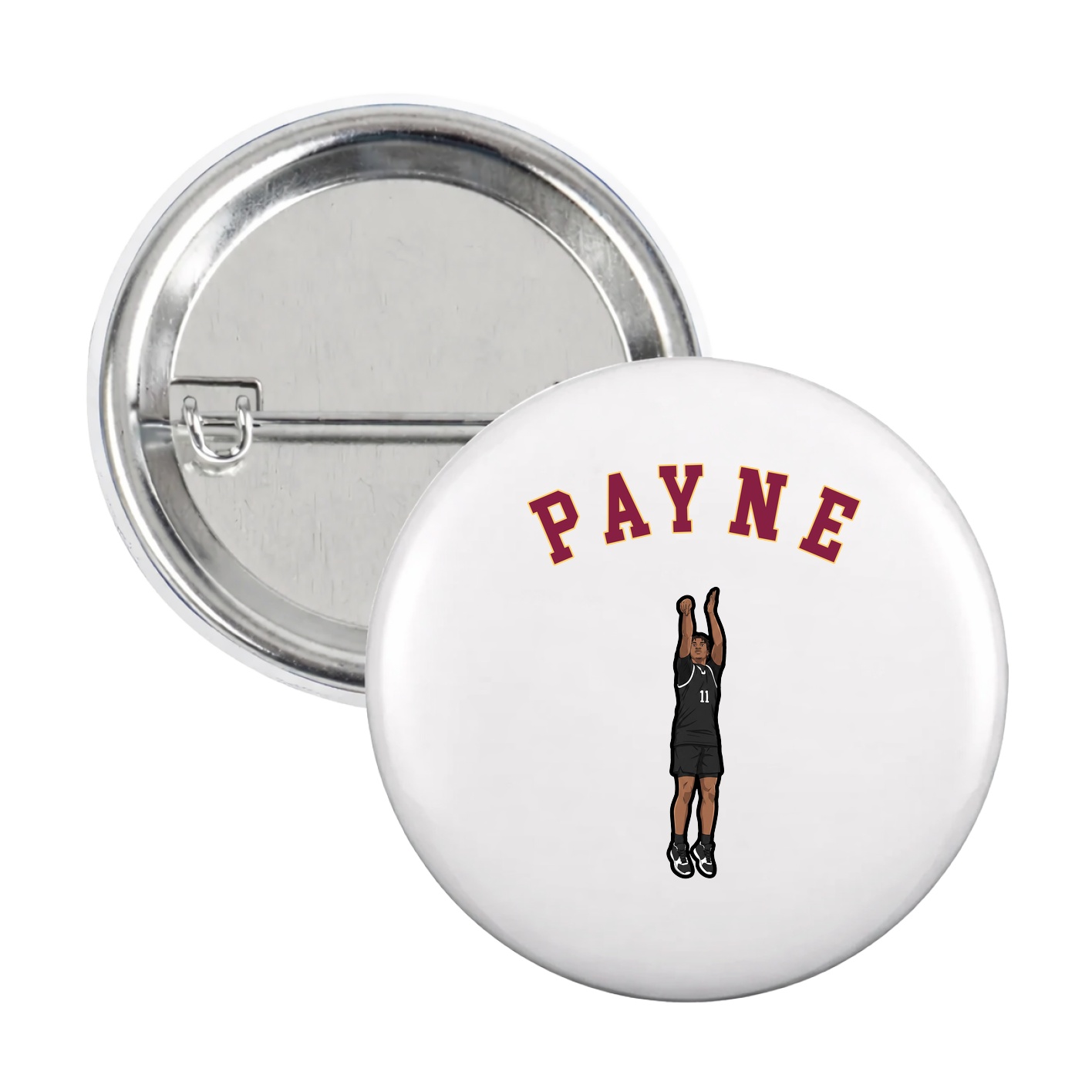 Game Day Button — Shirsey Arch in White