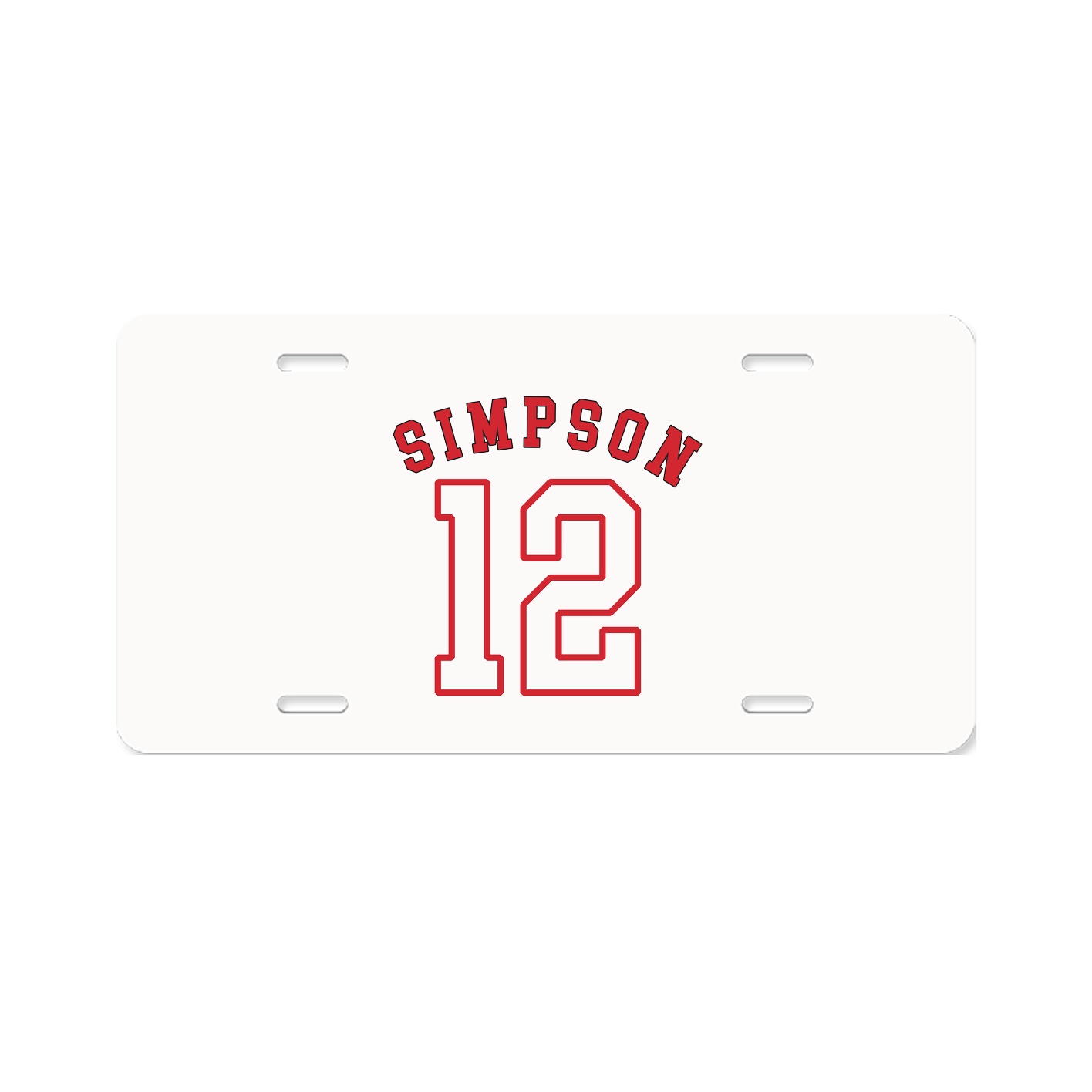 License Plate — Shirsey Arch in Classic