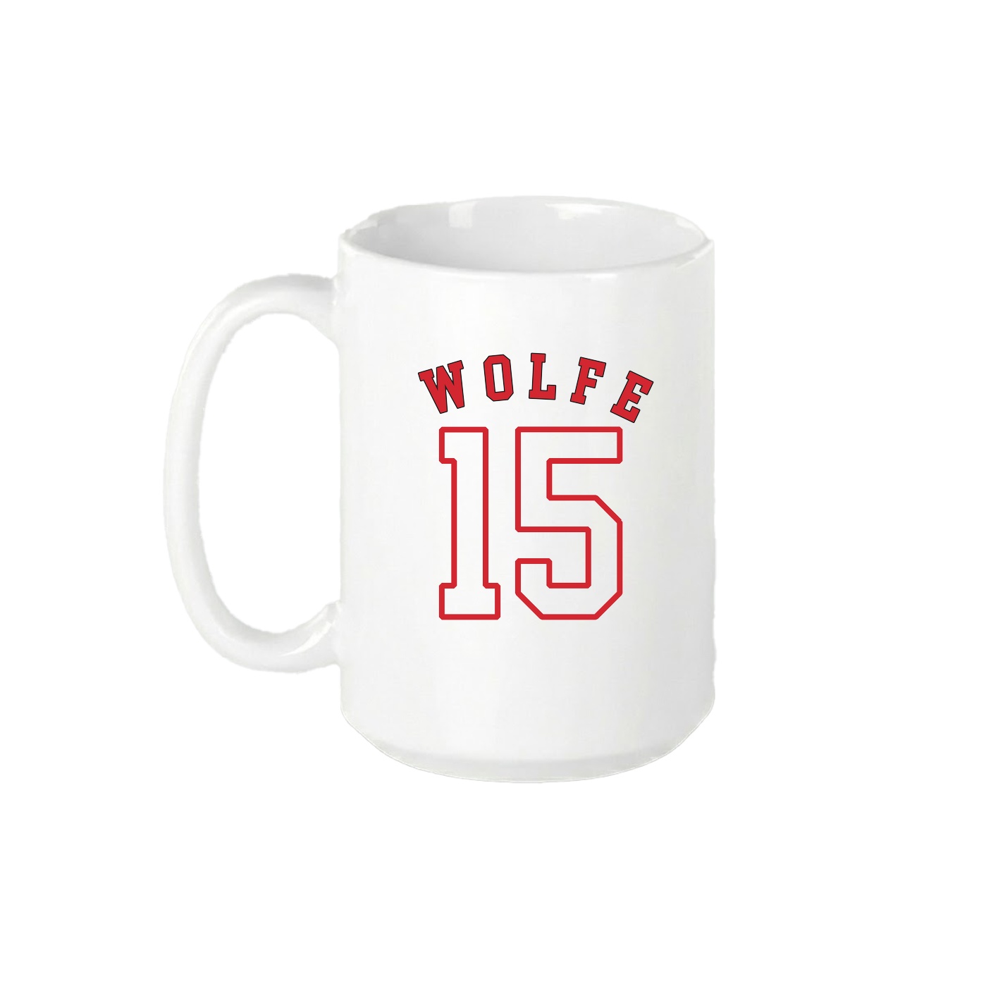 15oz Coffee Mug — Shirsey Arch in White
