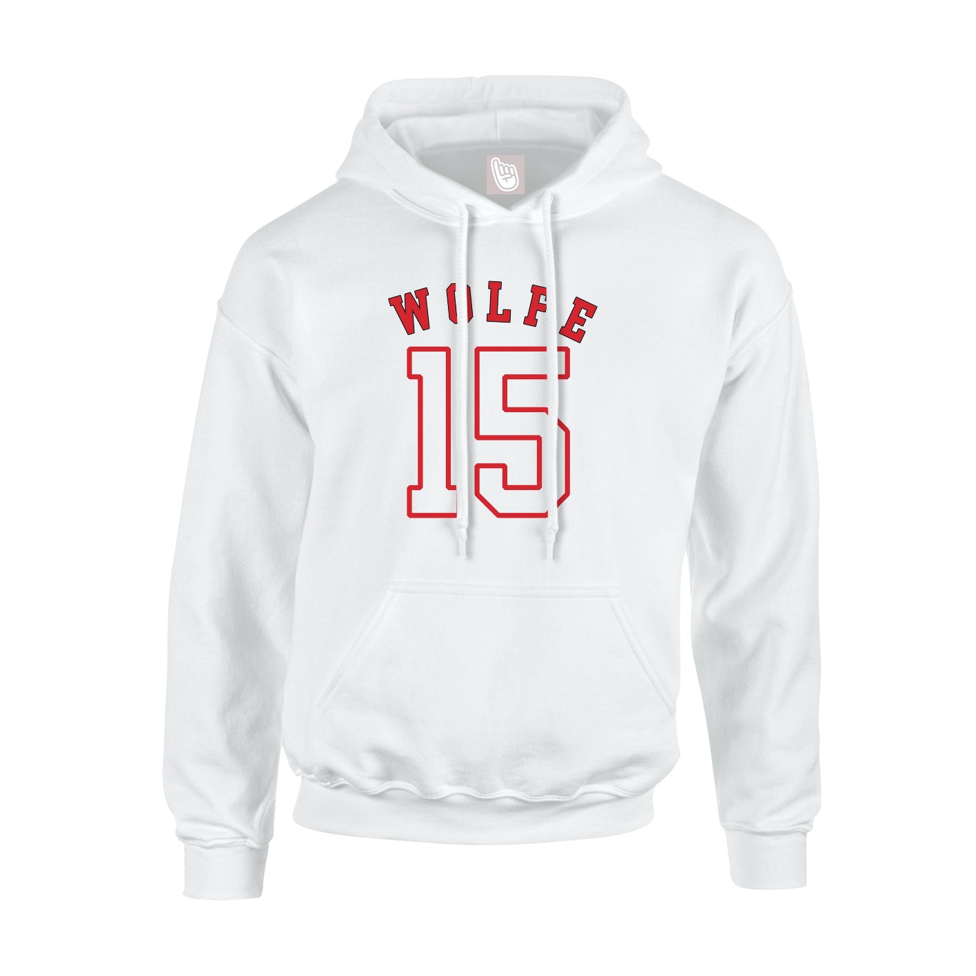 Youth Hoodie — Shirsey Arch in White