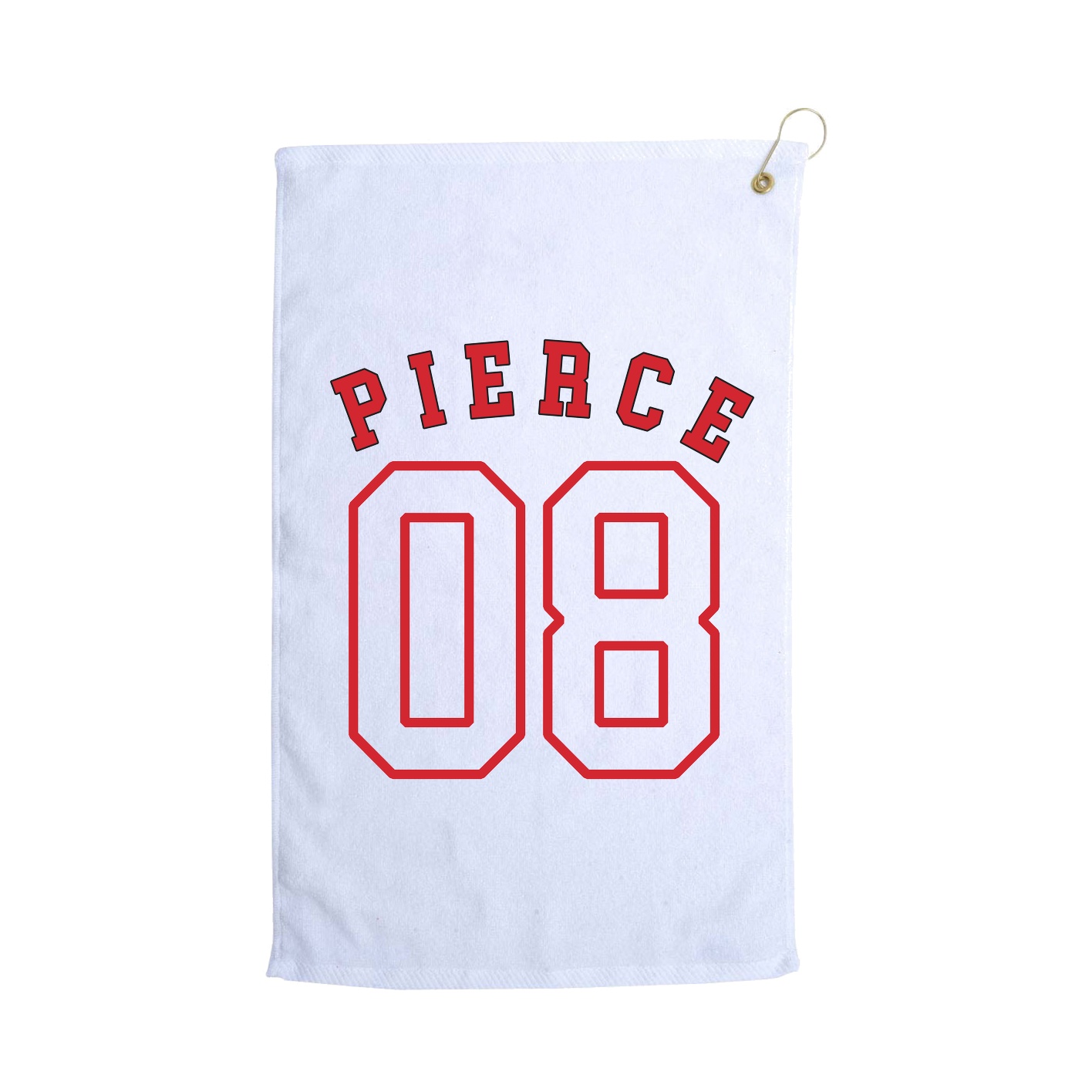 Golf Towel — Shirsey Arch in White