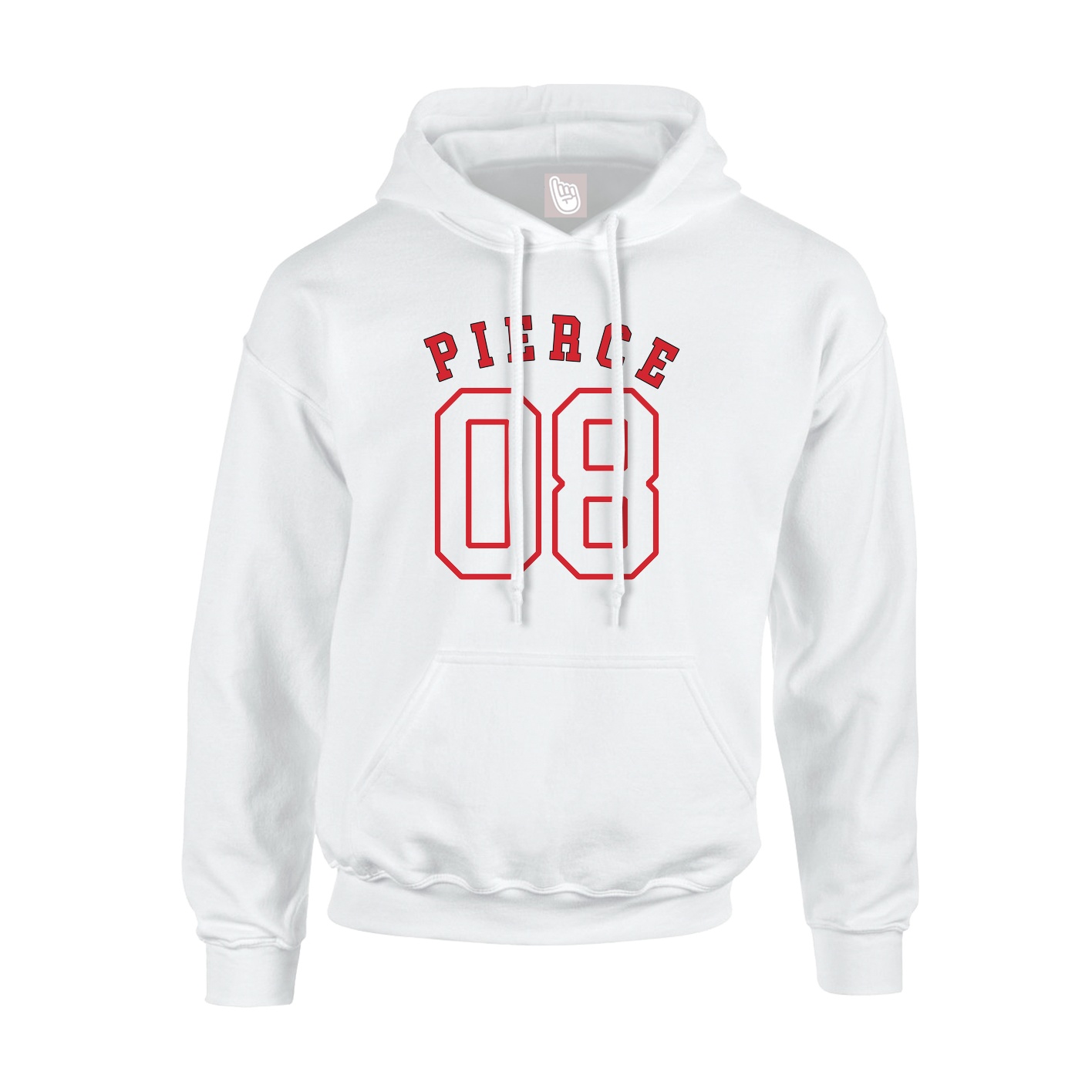 Youth Hoodie — Shirsey Arch in White