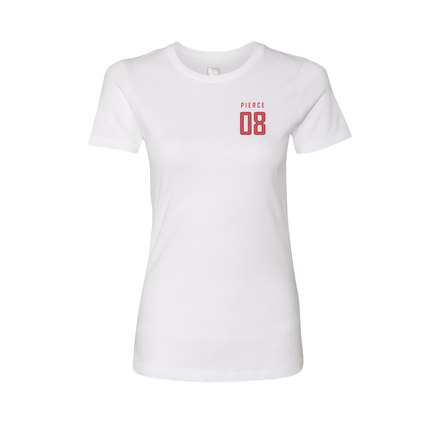 Fitted Women's Tee — Mesh Shirsey in White