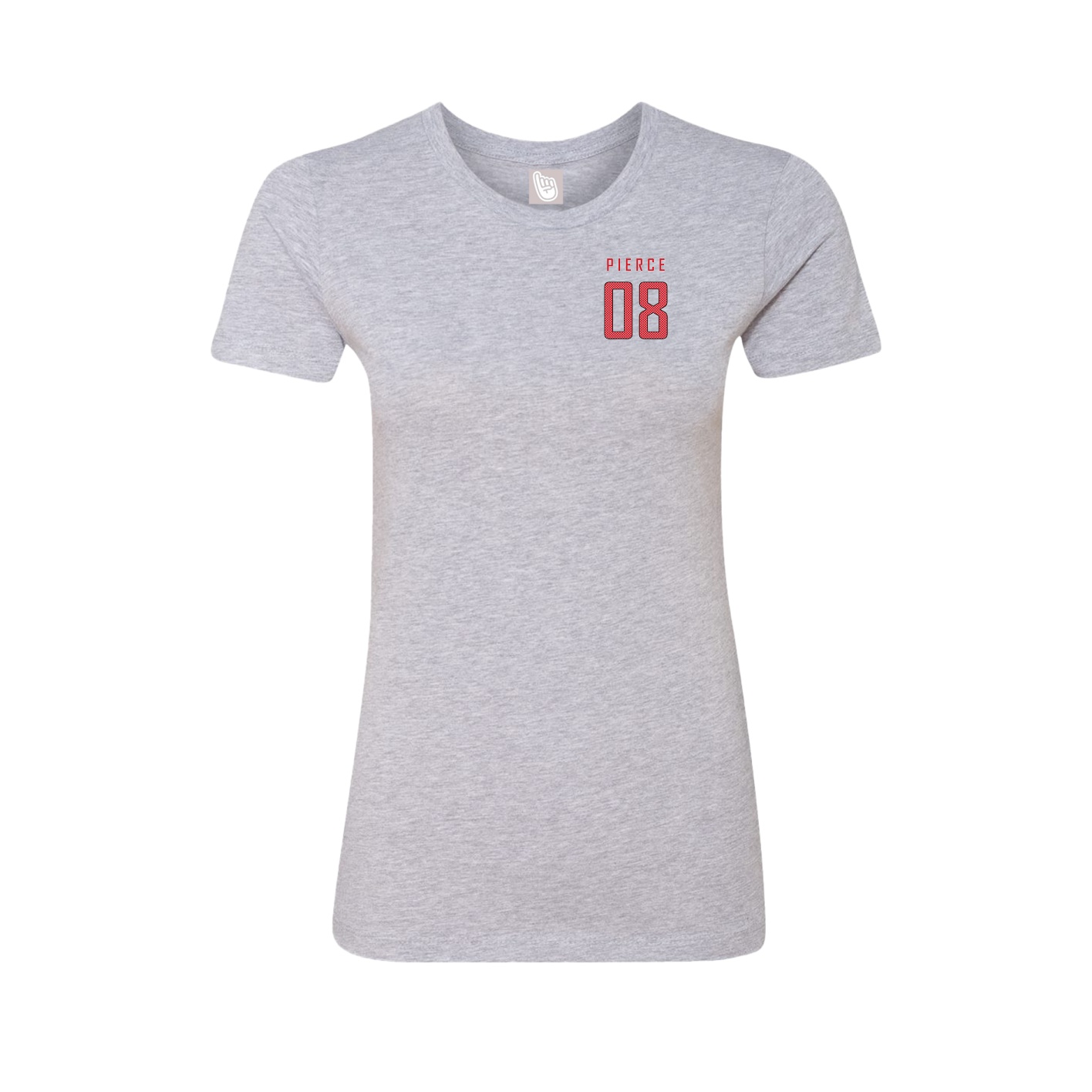 Fitted Women's Tee — Mesh Shirsey in Grey