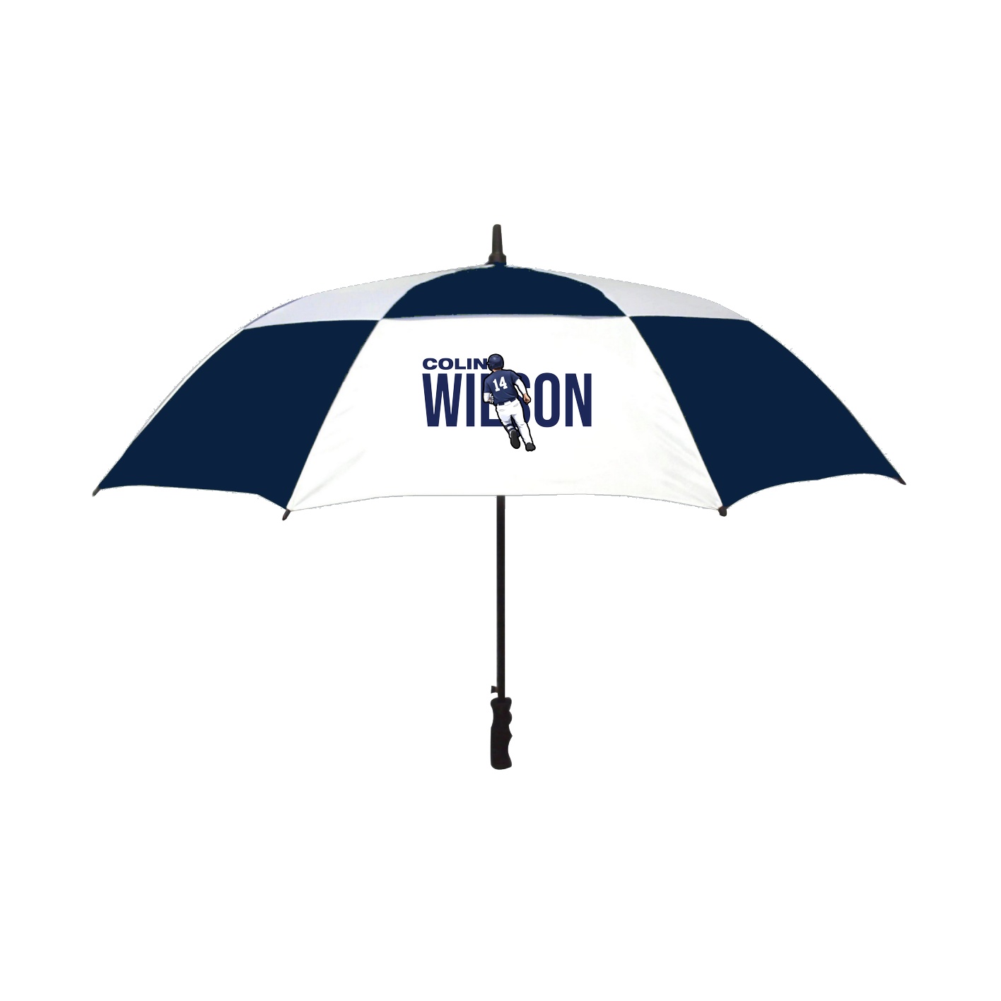 Golf Umbrella — Player Name in Navy