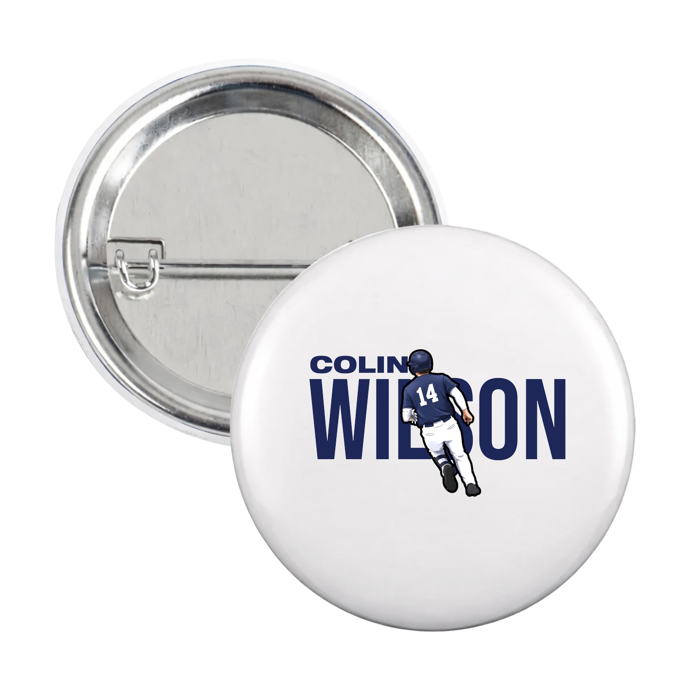 Game Day Button — Player Name in White