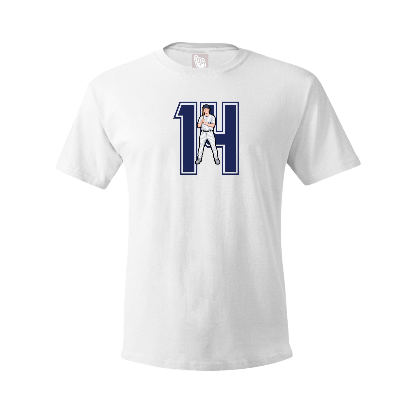 Youth Tee — Number in White