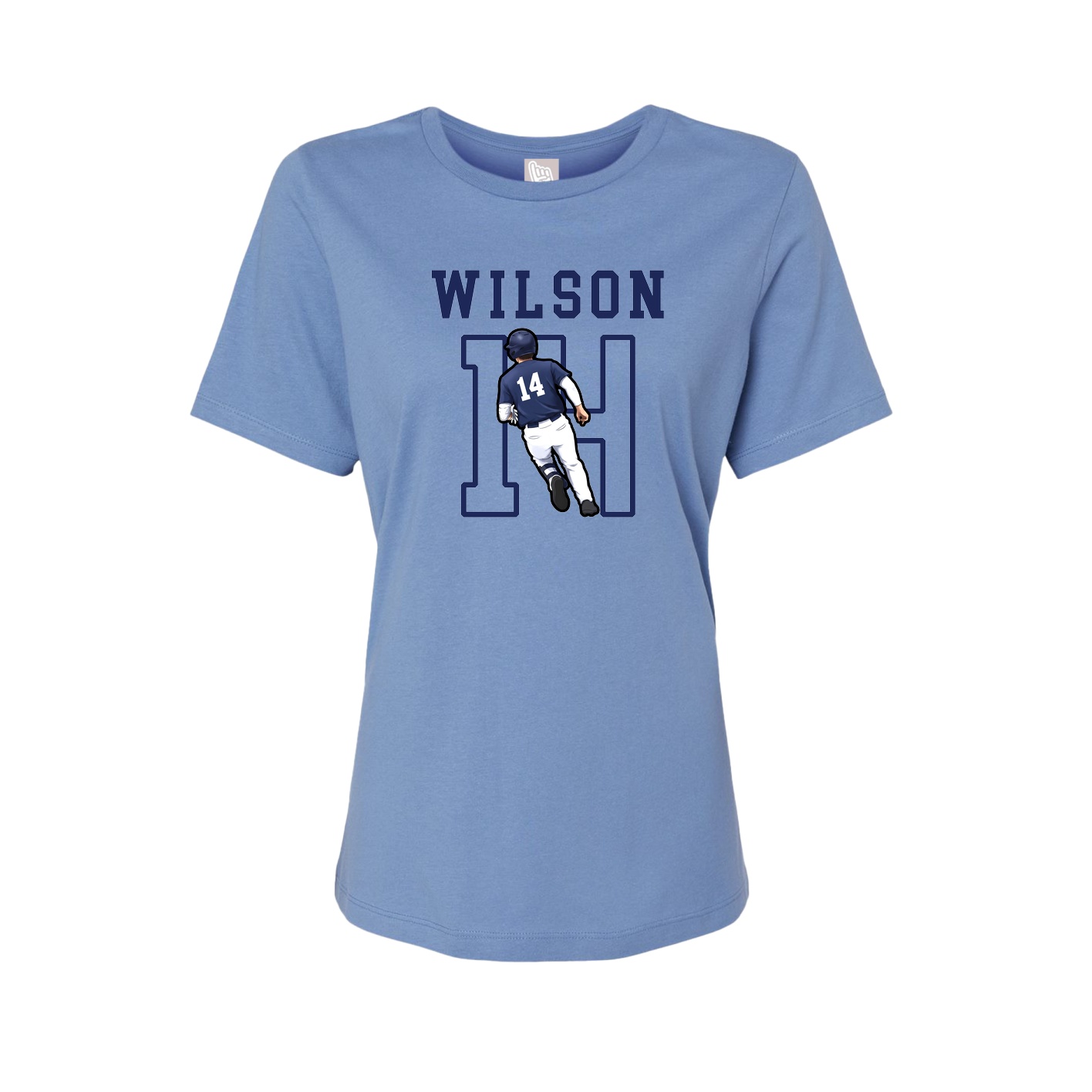 Fitted Women's Tee — Shirsey in Powder Blue