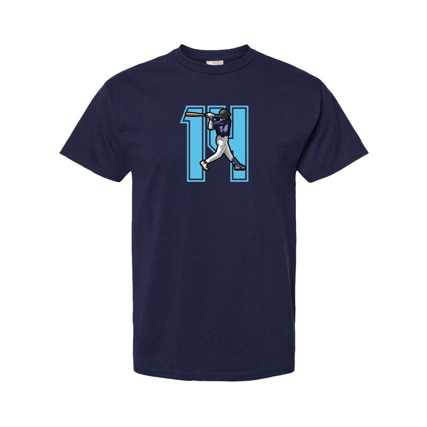 Tee — Number in Navy