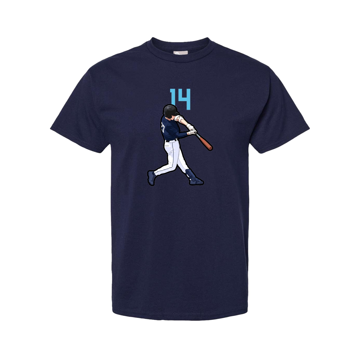 Tee — Number Top in Navy