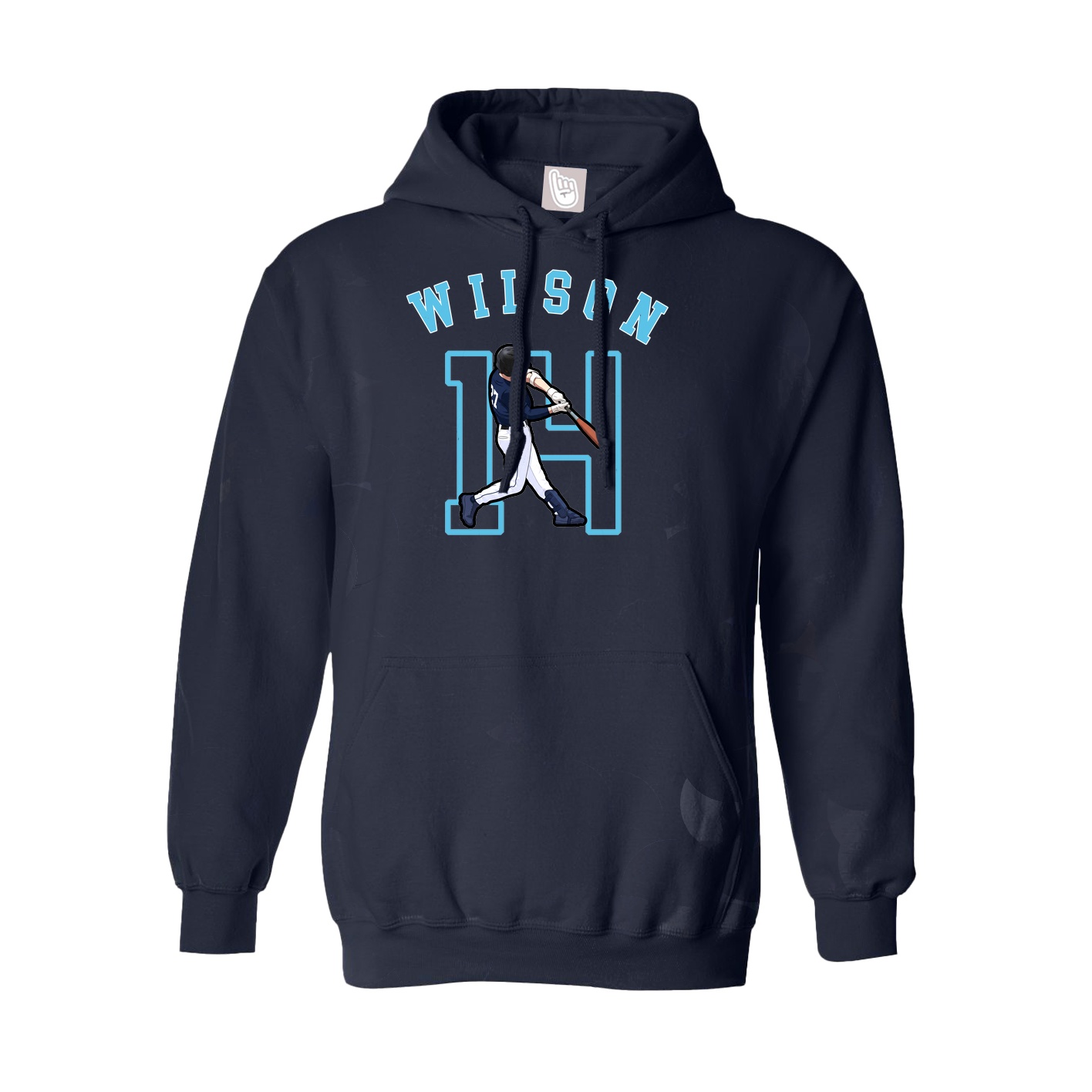 Youth Hoodie — Shirsey Arch in Navy