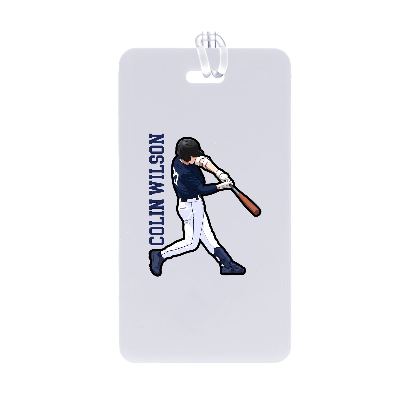 Bag Tag — Name Vertical in Classic