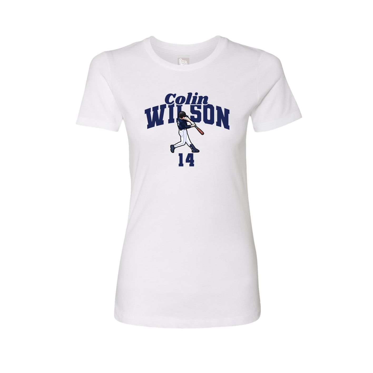Womens Tee — Signature Arch in White