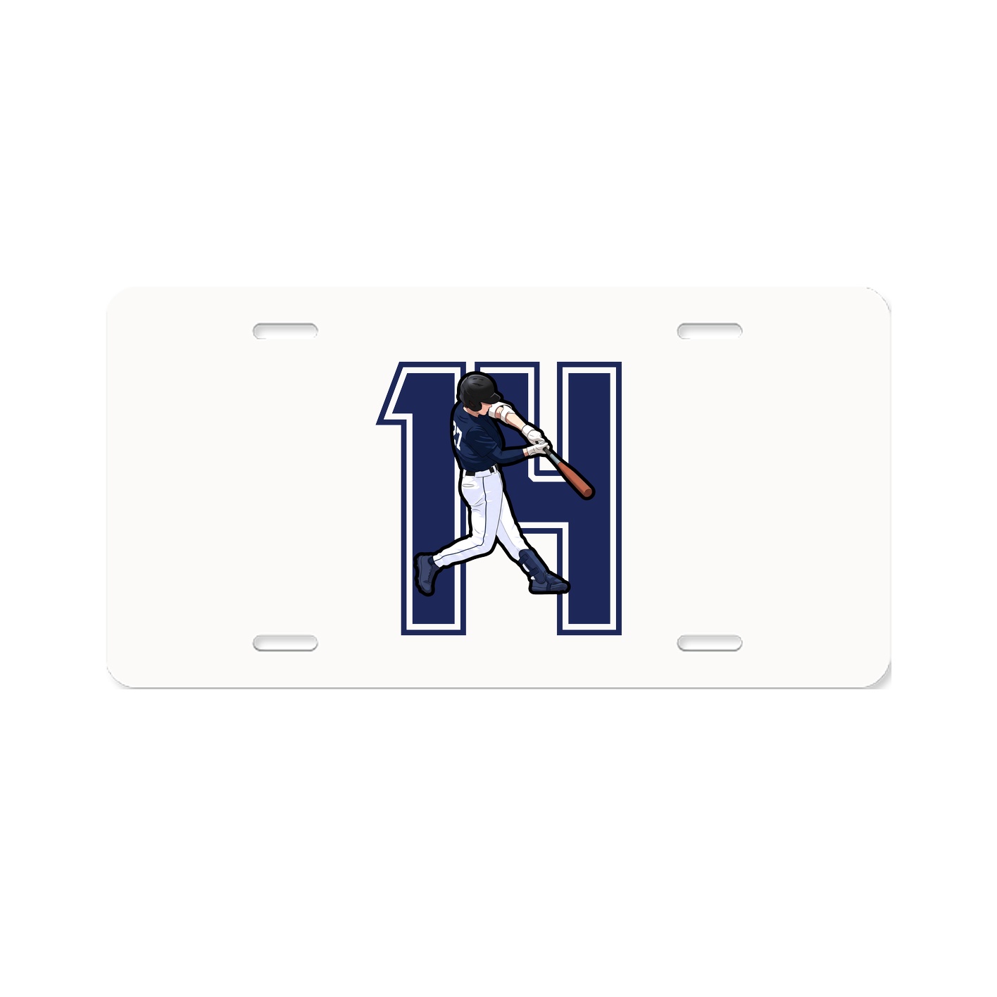 License Plate — Number in Classic