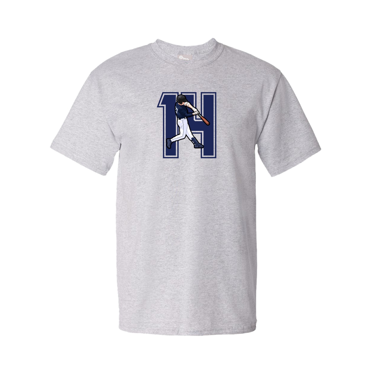 Youth Tee — Number in Grey