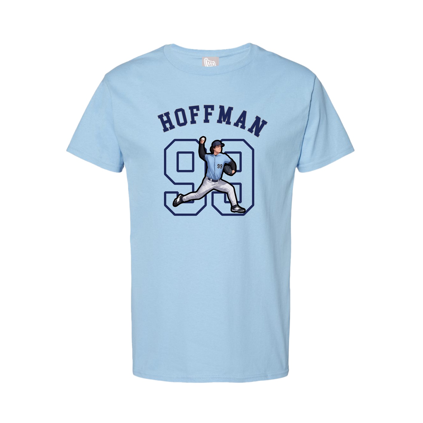 Youth Tee — Shirsey Arch in Light Blue