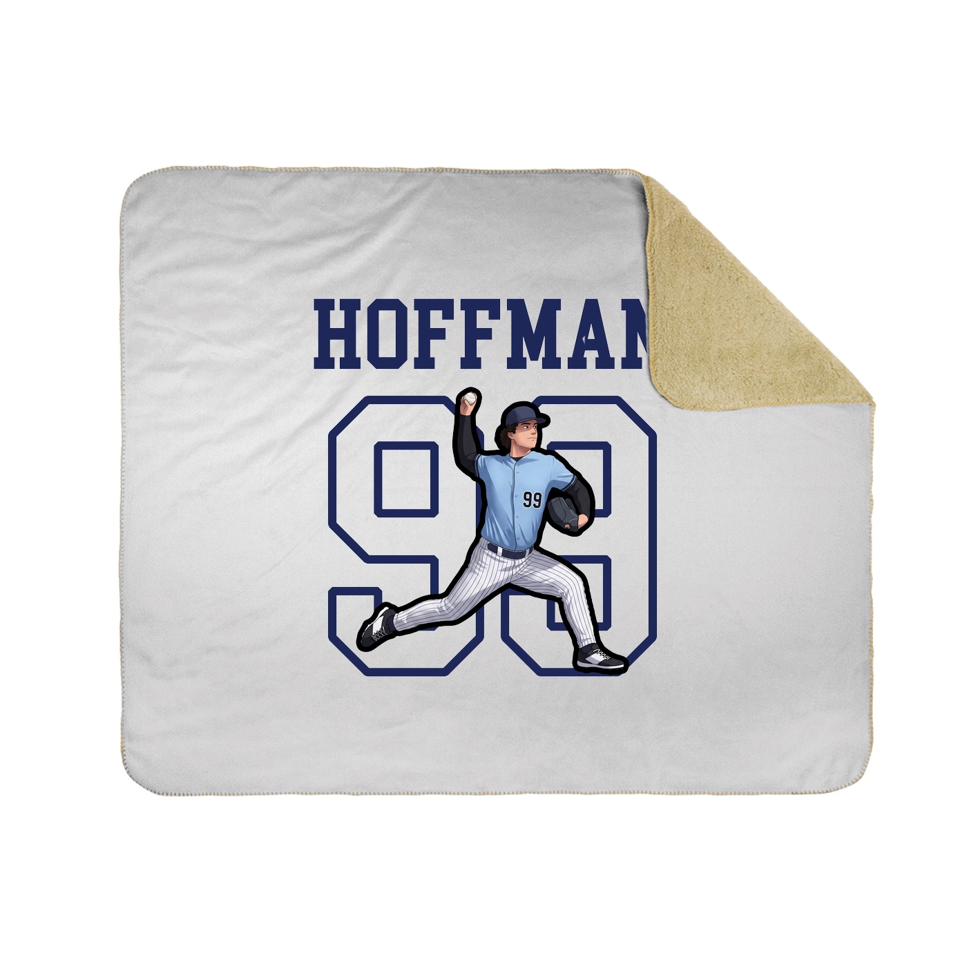 Throw Blanket — Shirsey in White