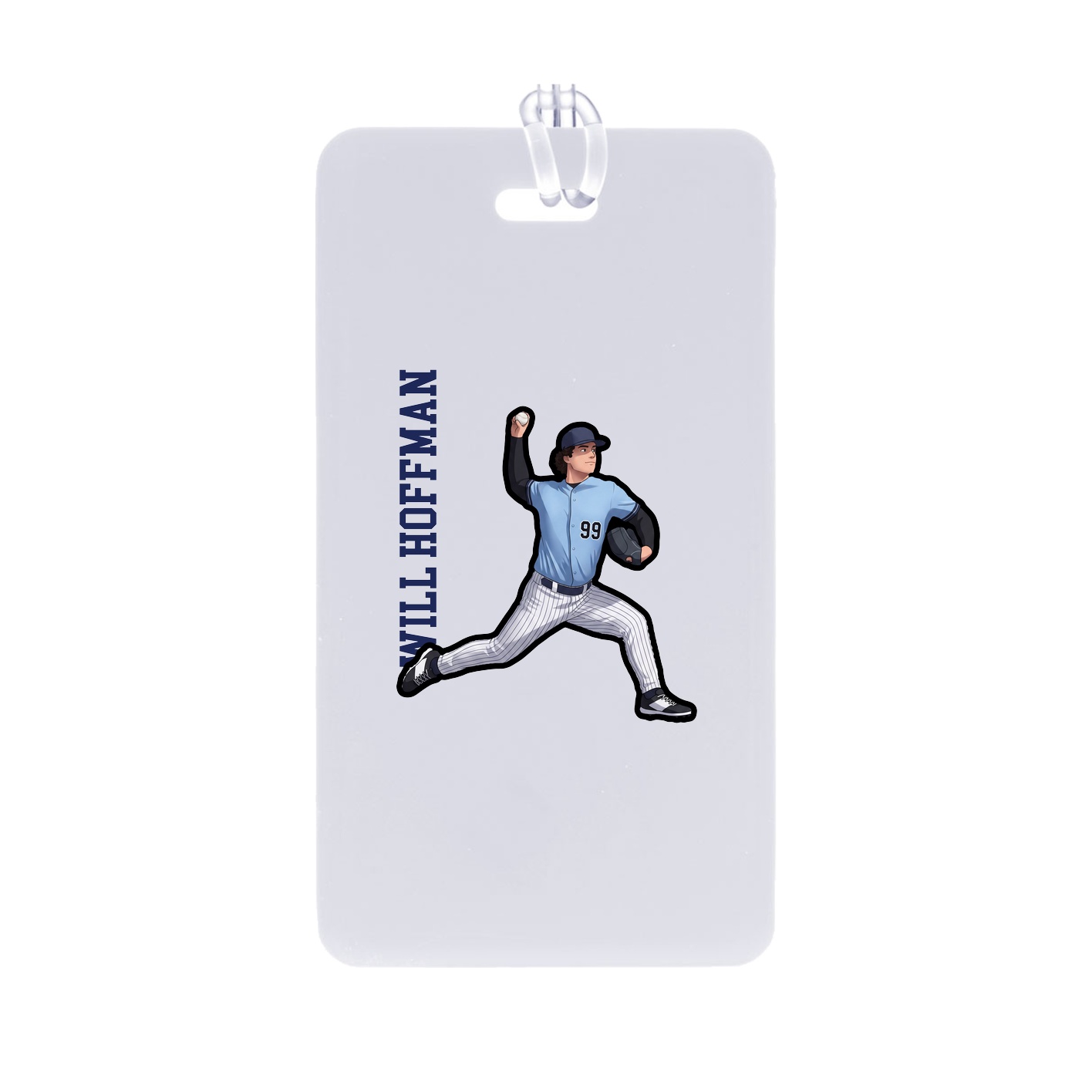 Bag Tag — Name Vertical in Classic