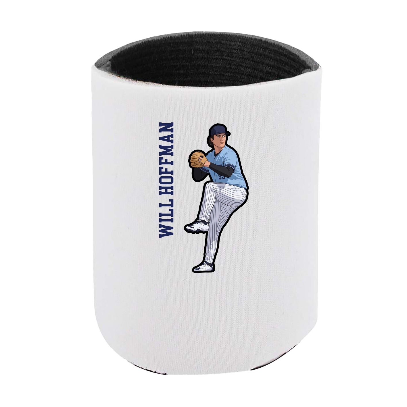 Can Holder — Name Vertical in White