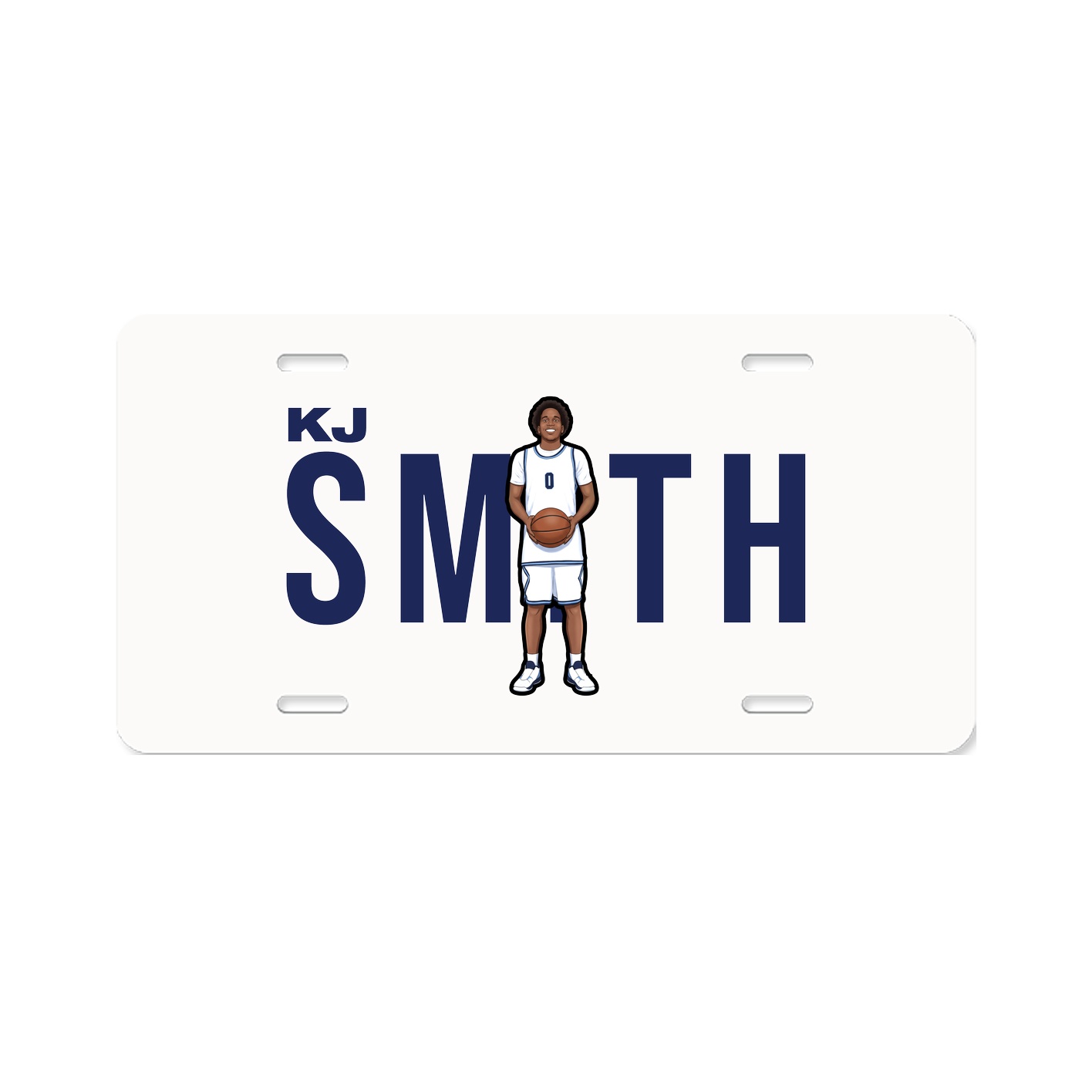 License Plate — Player Name in Classic