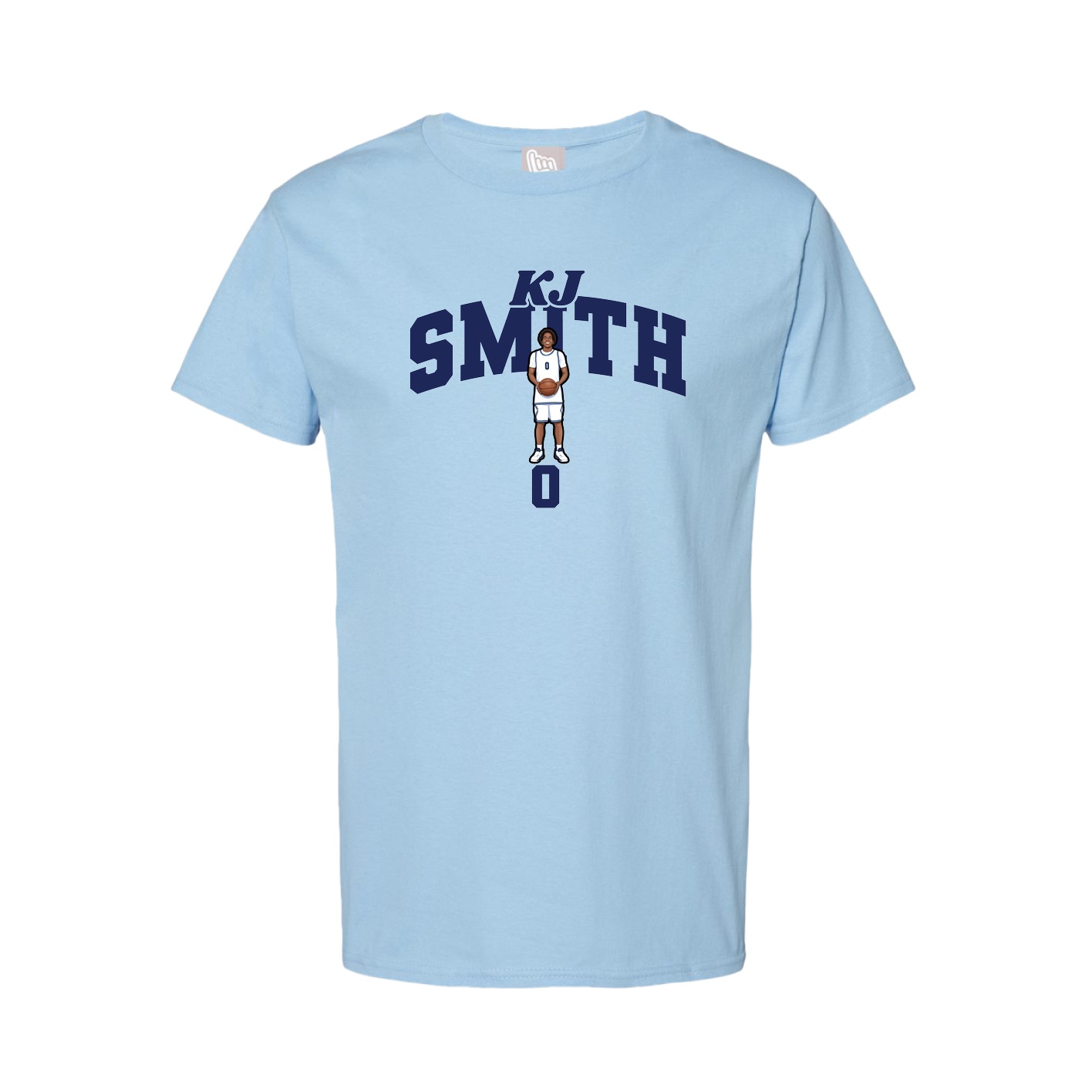 Youth Tee — Signature Arch in Light Blue