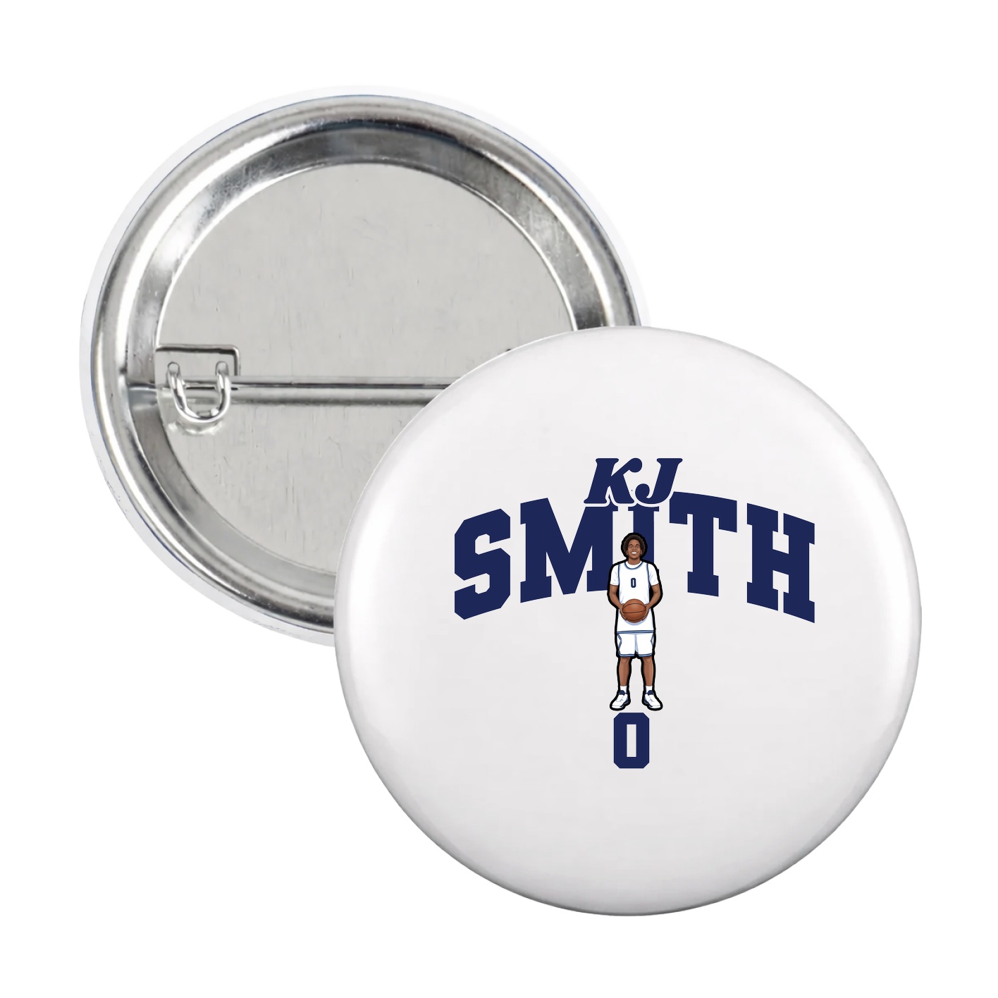 Game Day Button — Signature Arch in White