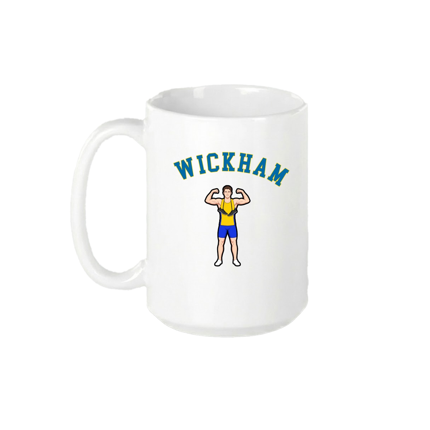 15oz Coffee Mug — Shirsey Arch in White