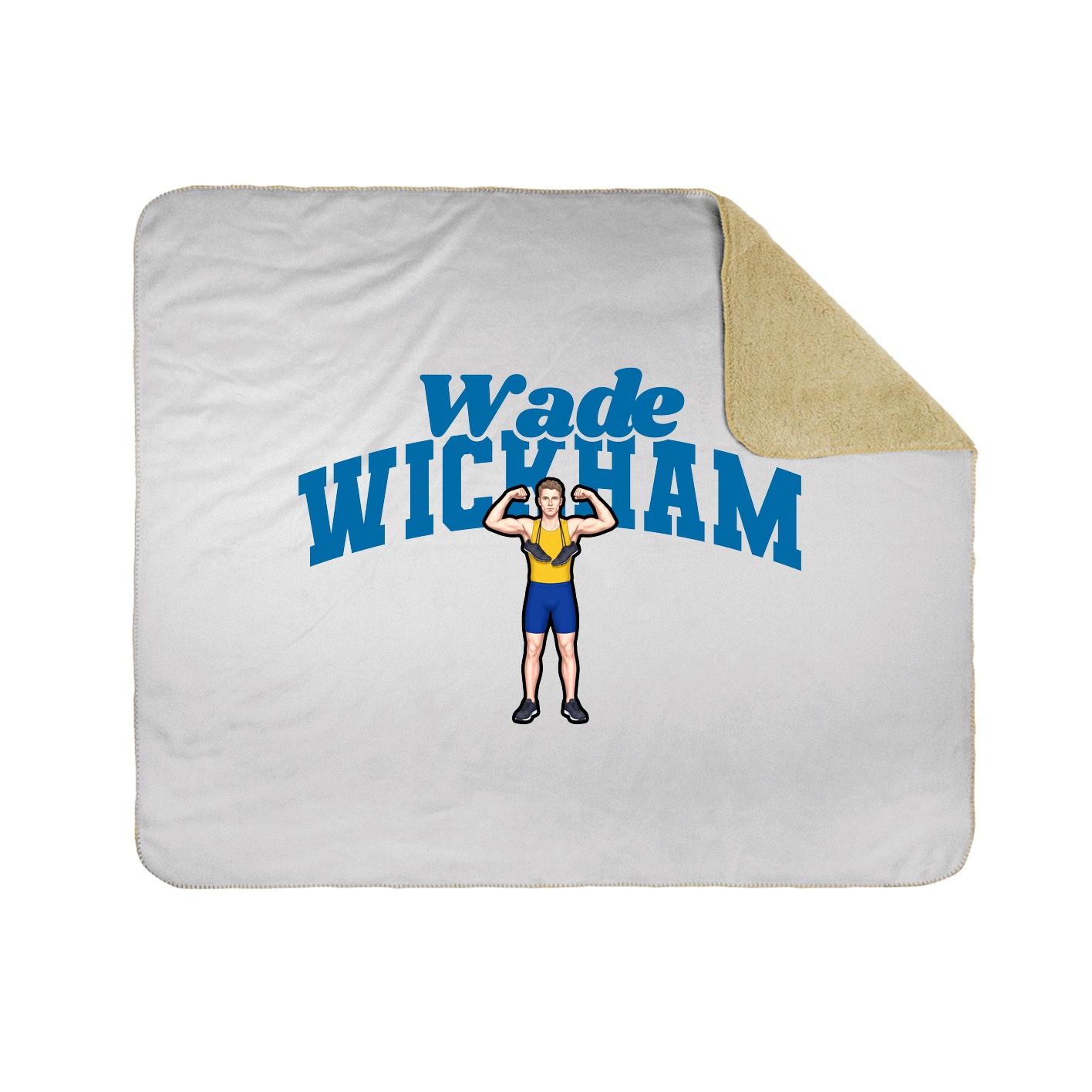 Throw Blanket — Signature Arch in White