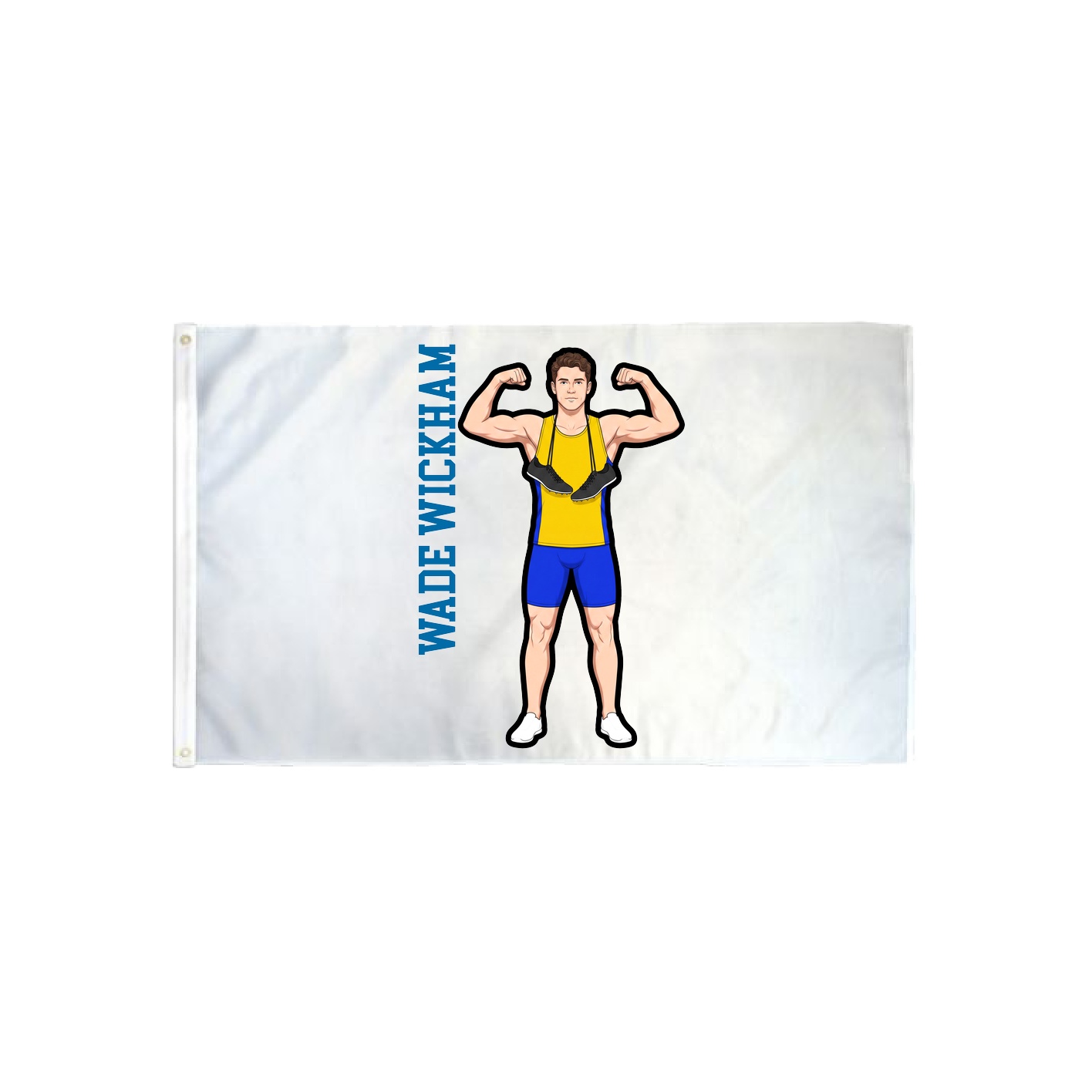3x5 Flag — Name Vertical in Classic